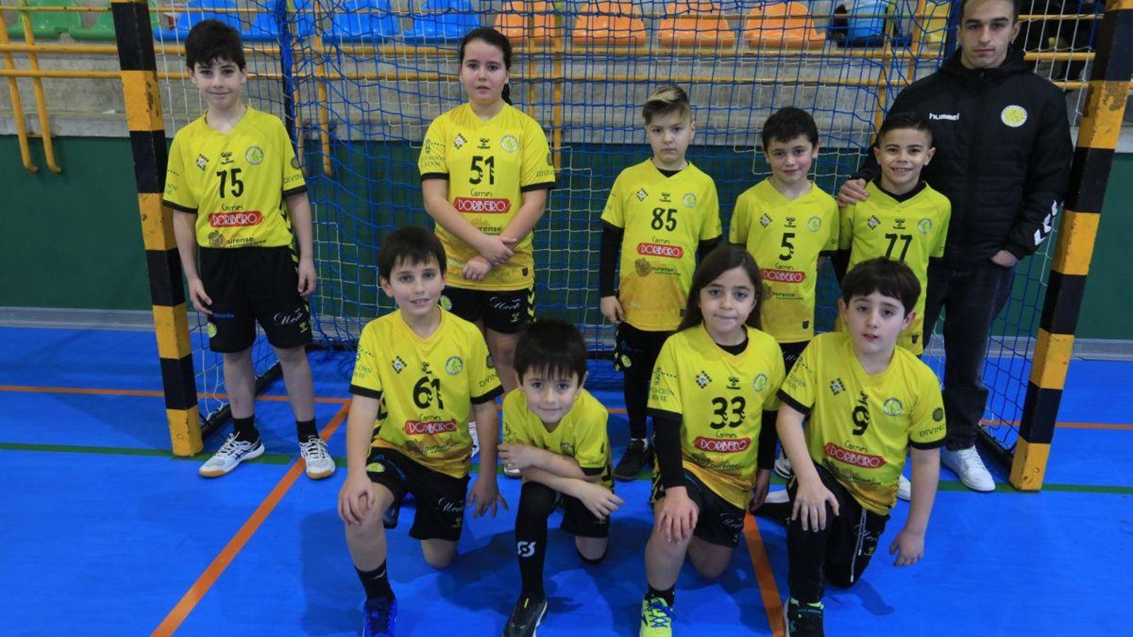 Jóvenes integrantes del CDC Ribeiro, durante la jornada.