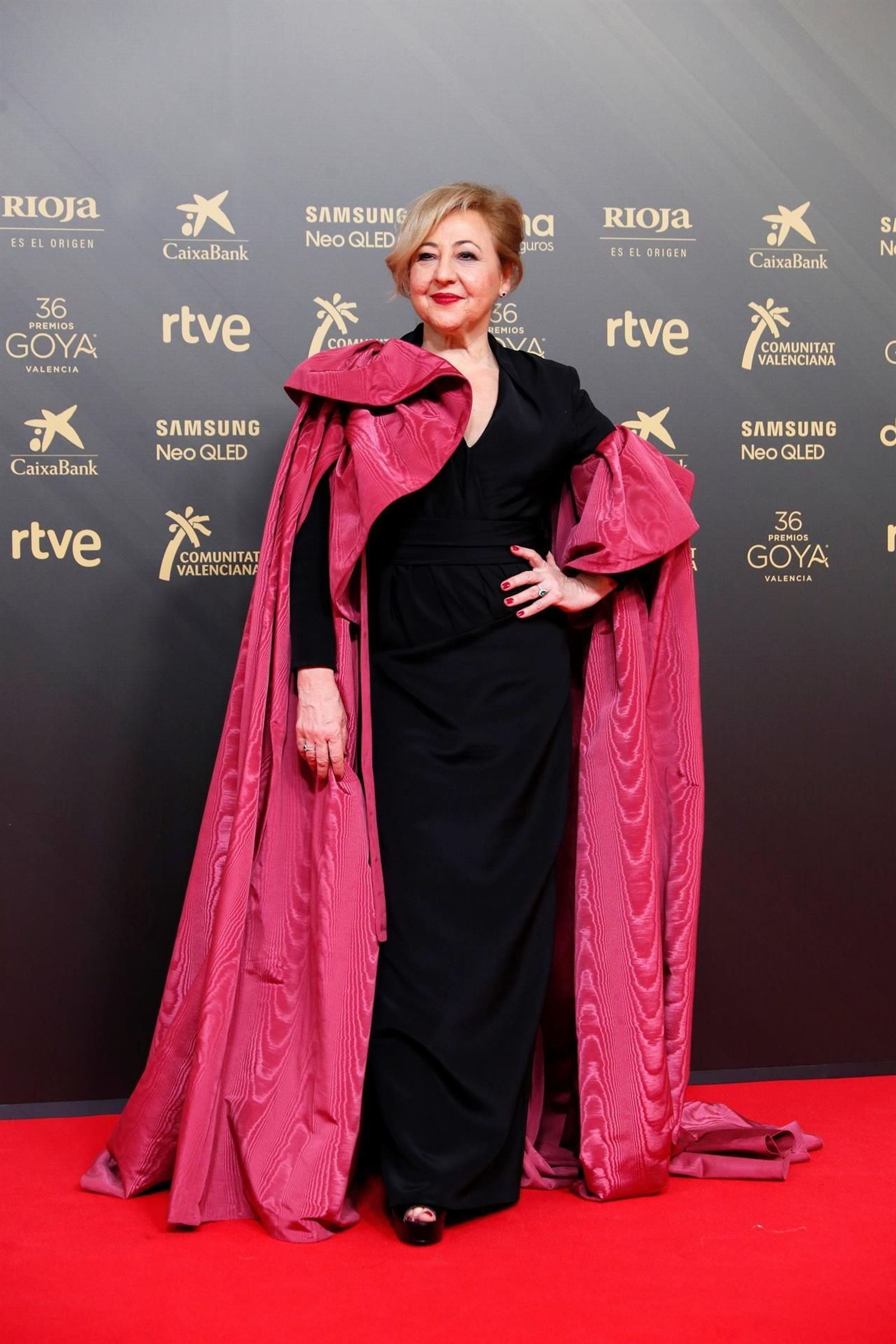 La alfombra roja de la 36ª edición de los Premios Goya. // EFE