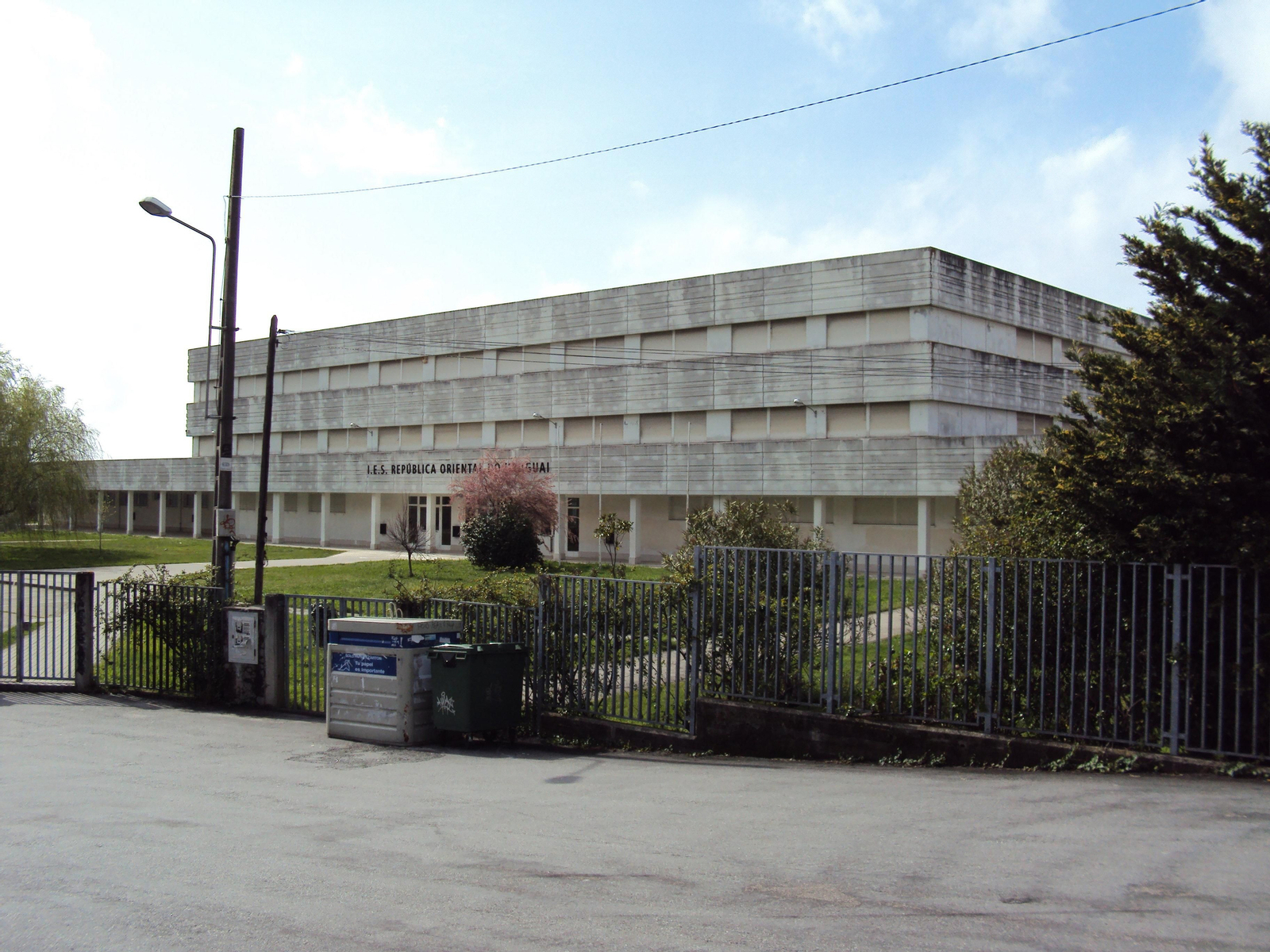 El IES República Oriental de Uruguay es el único centro de Vigo