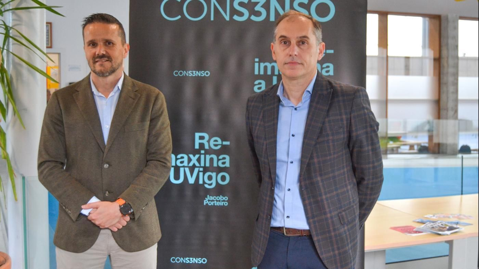 Jacobo Porteiro y José María Cancela en Ciencias de la Educación y del Deporte.