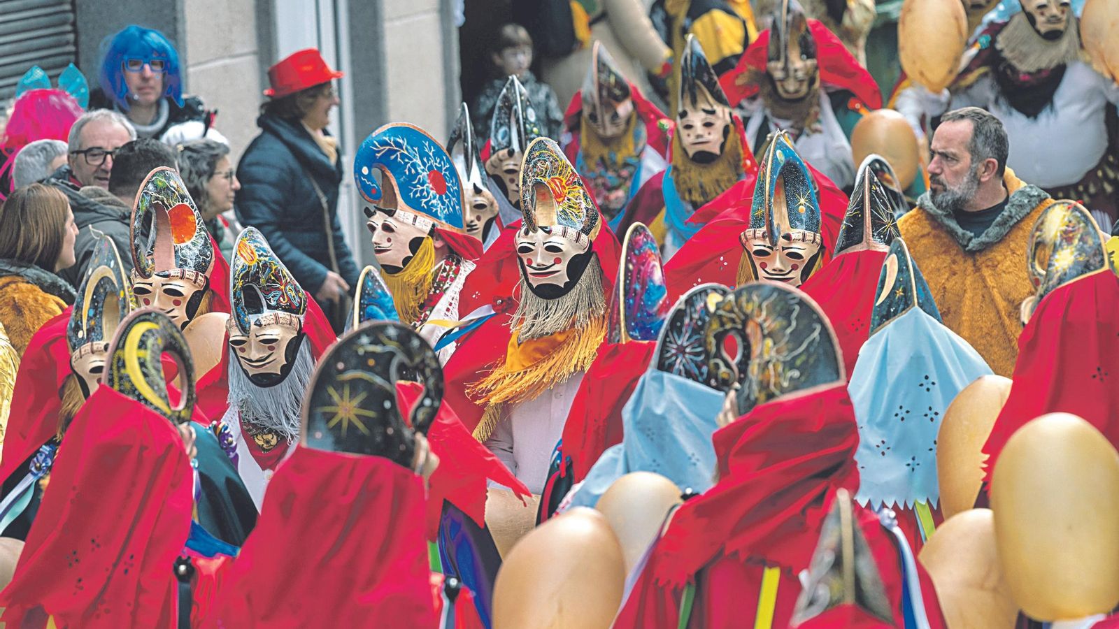 Un mar de Pantallas inundó las calles de Xinzo.