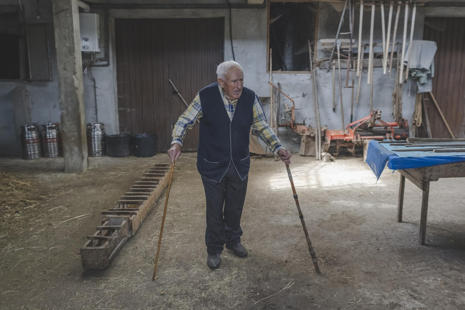 Galería | Así es la vida del centenario más longevo de Ourense, Eustaquio Pérez