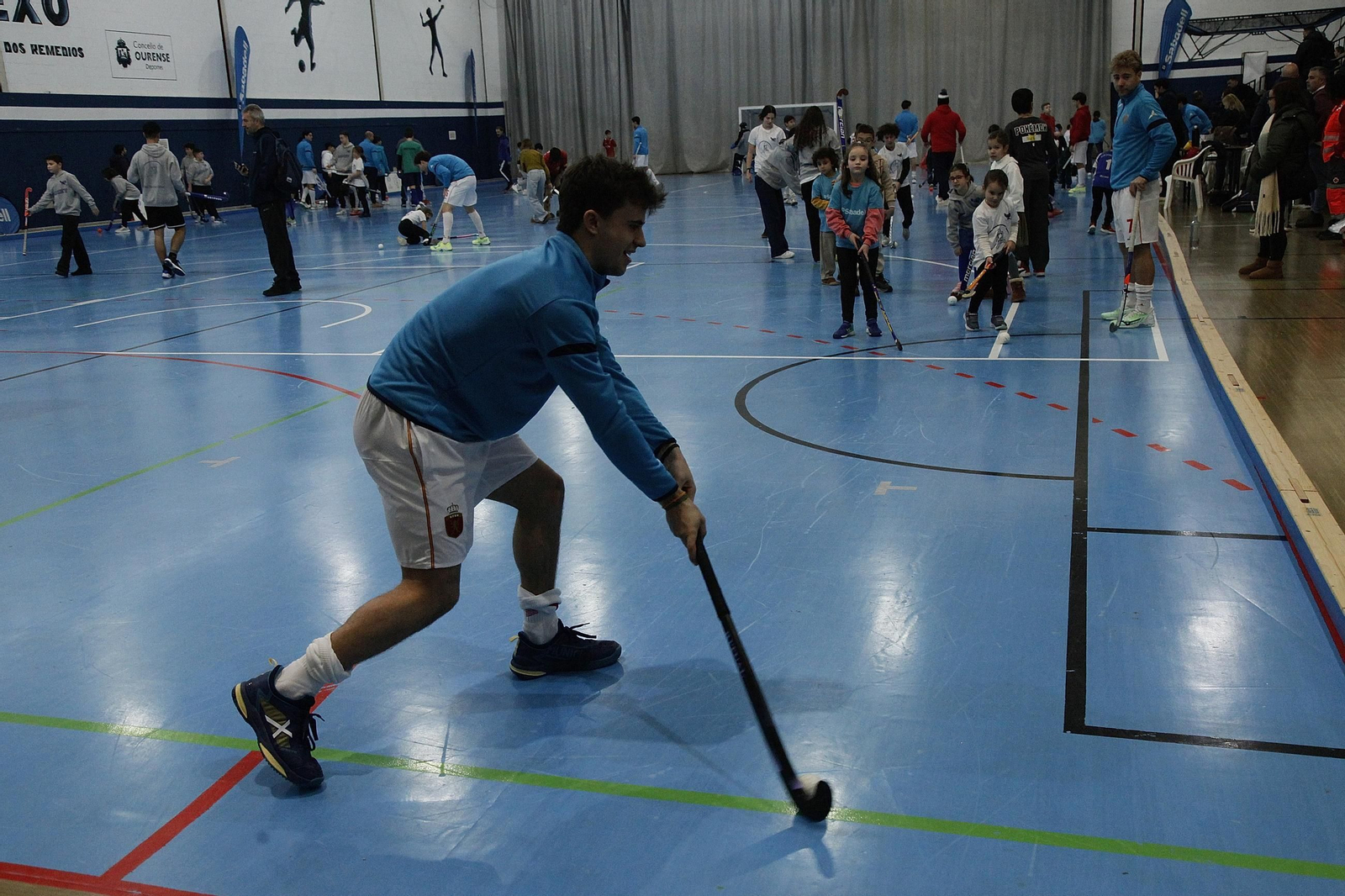 Galería | Ourense disfruta y se divierte con la selección española de hockey sala