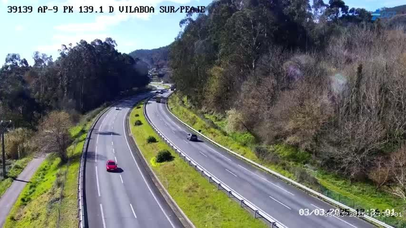 AP-9 cerca de Vilaboa.