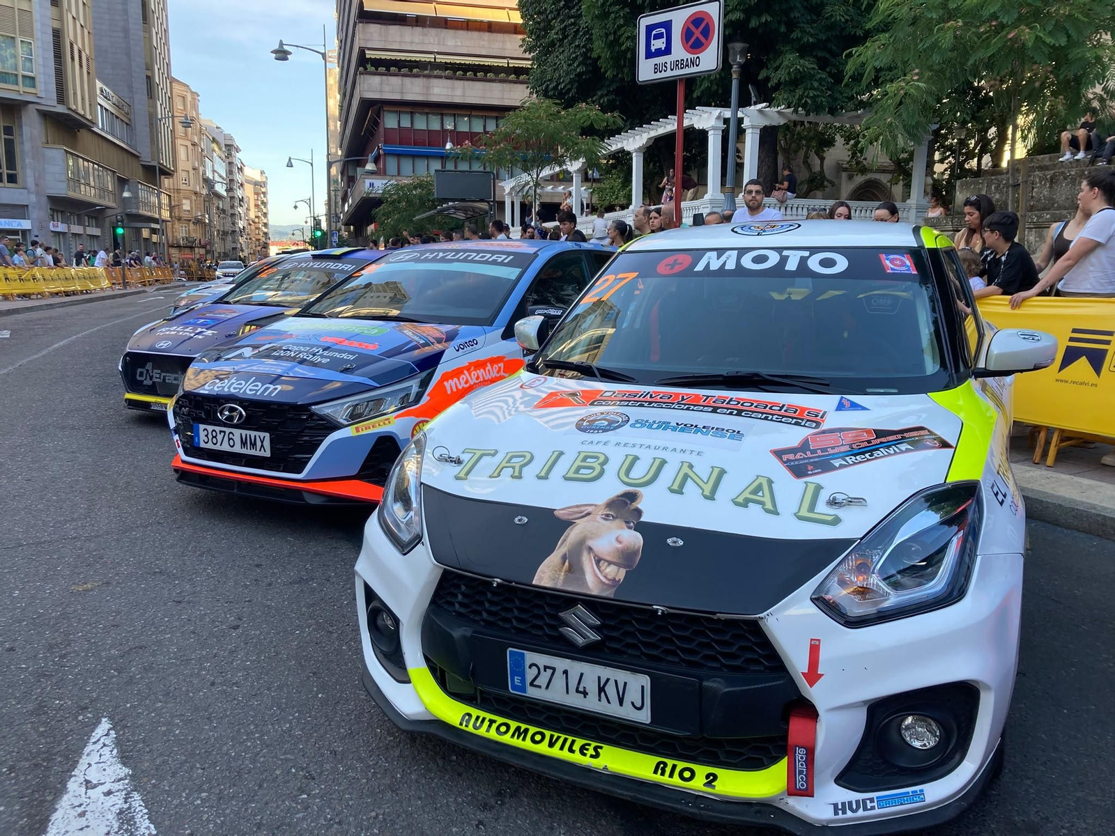 Galería | Arrancan los motores con la ceremonia de inauguración del Rally de Ourense