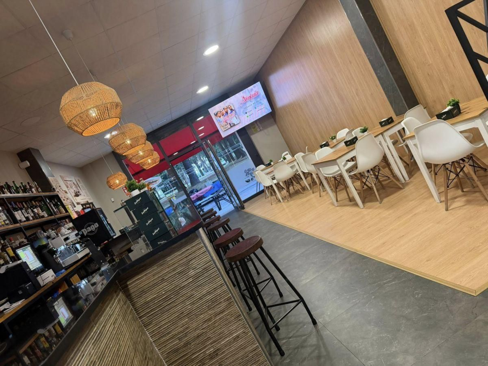 Interior de O Canasto.