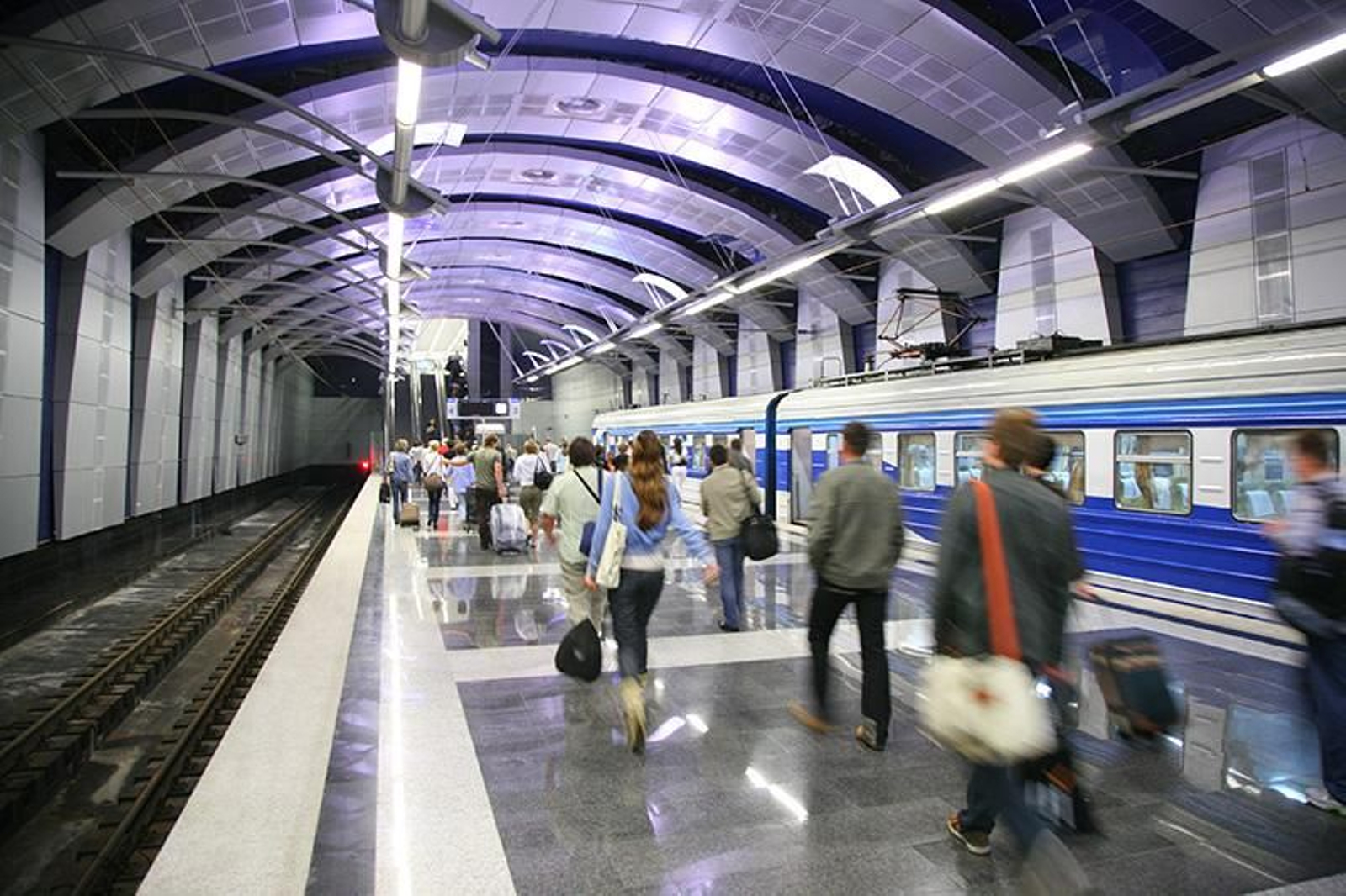 Recreación de la prolongación de la línea M5 del metro desde Milán hasta Monza