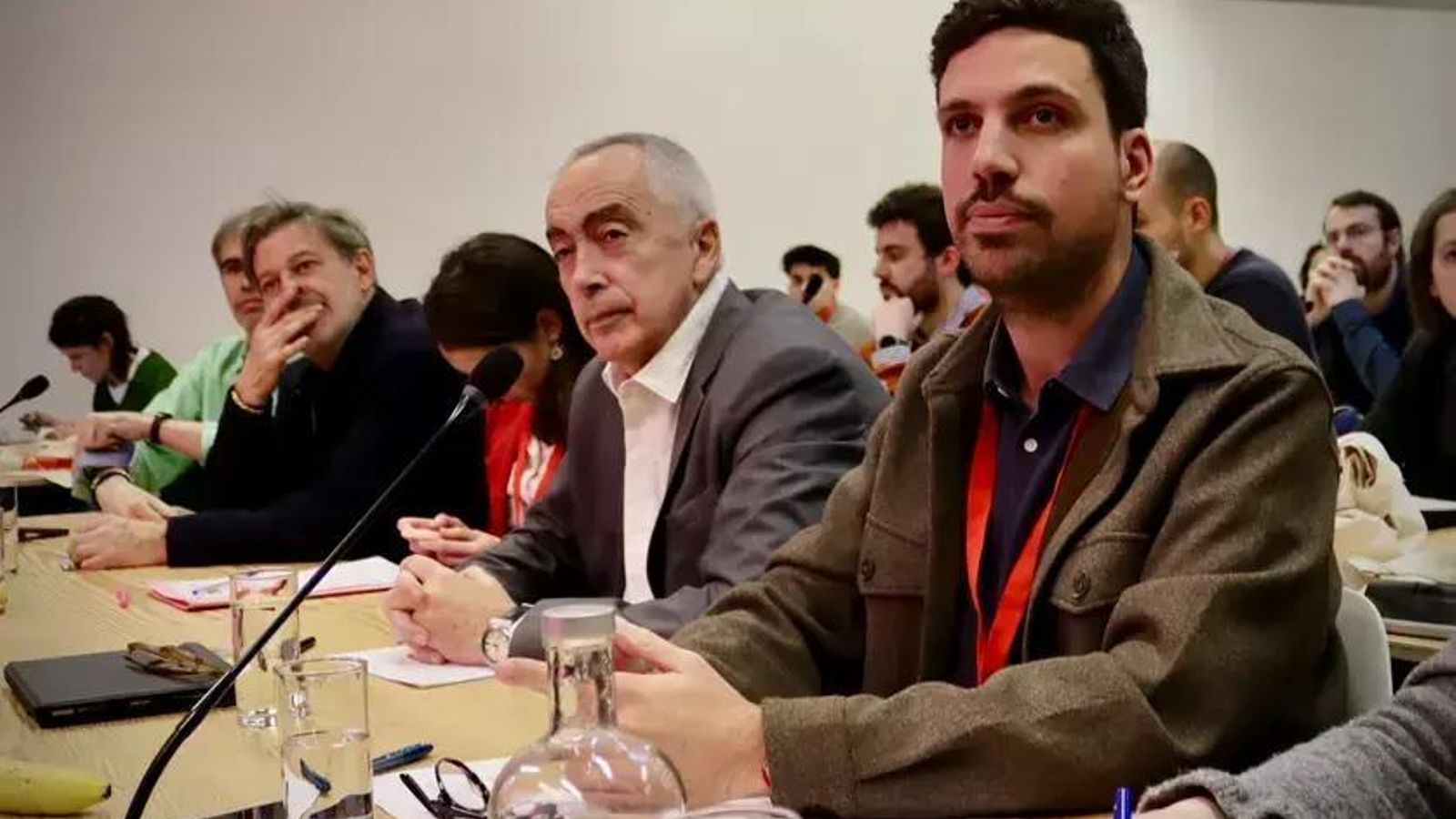 En la imagen, de izquierda a derecha, César Mogo secretario del PSOE Exterior  y Luis Planas, secretario del PSOE Europa|PSOE