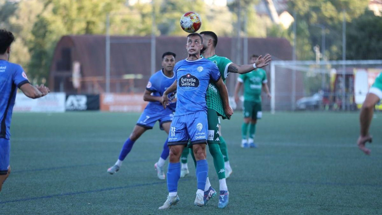 Ourense CF y Arenteiro, en Oira.