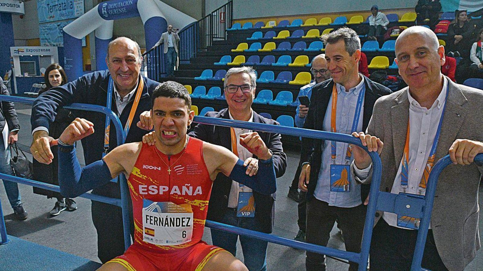 Martin Fernández, el único representante ourensano en la cita internacional.