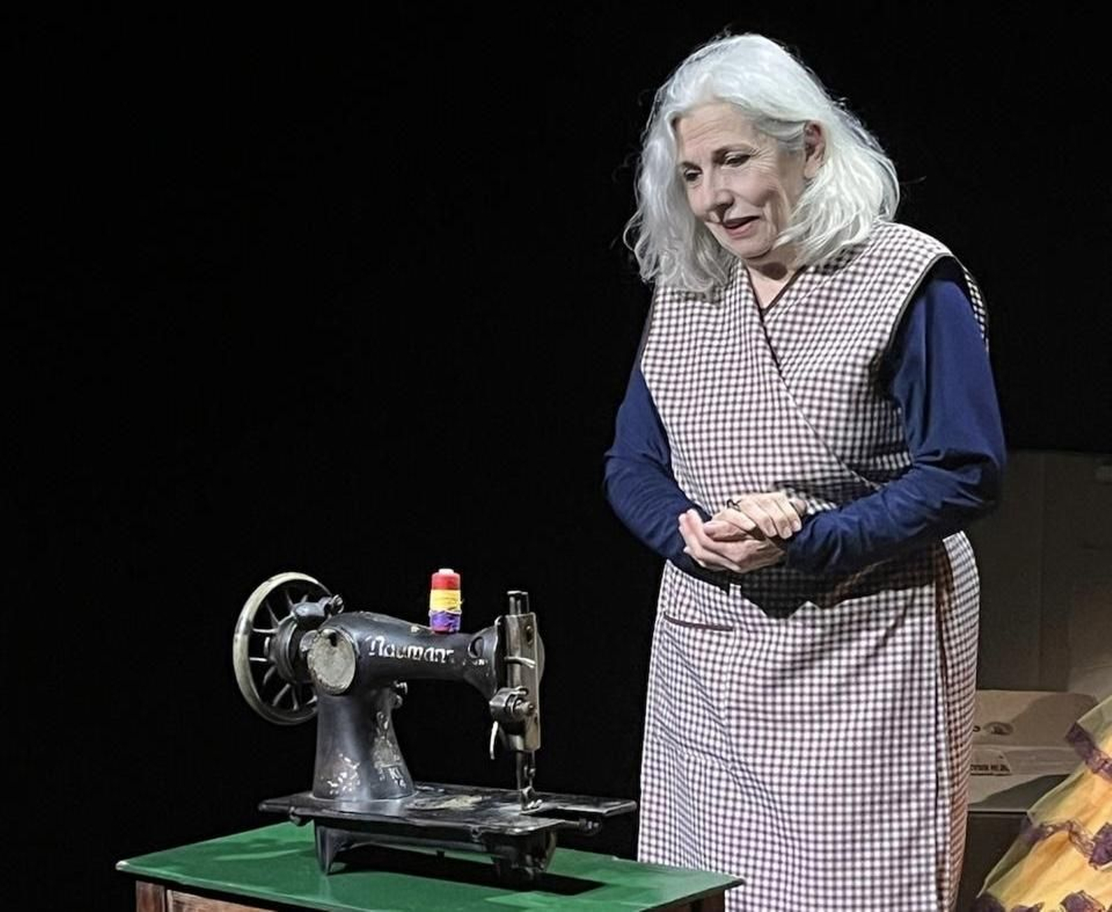 Mirta Mato, en un momento de la representación