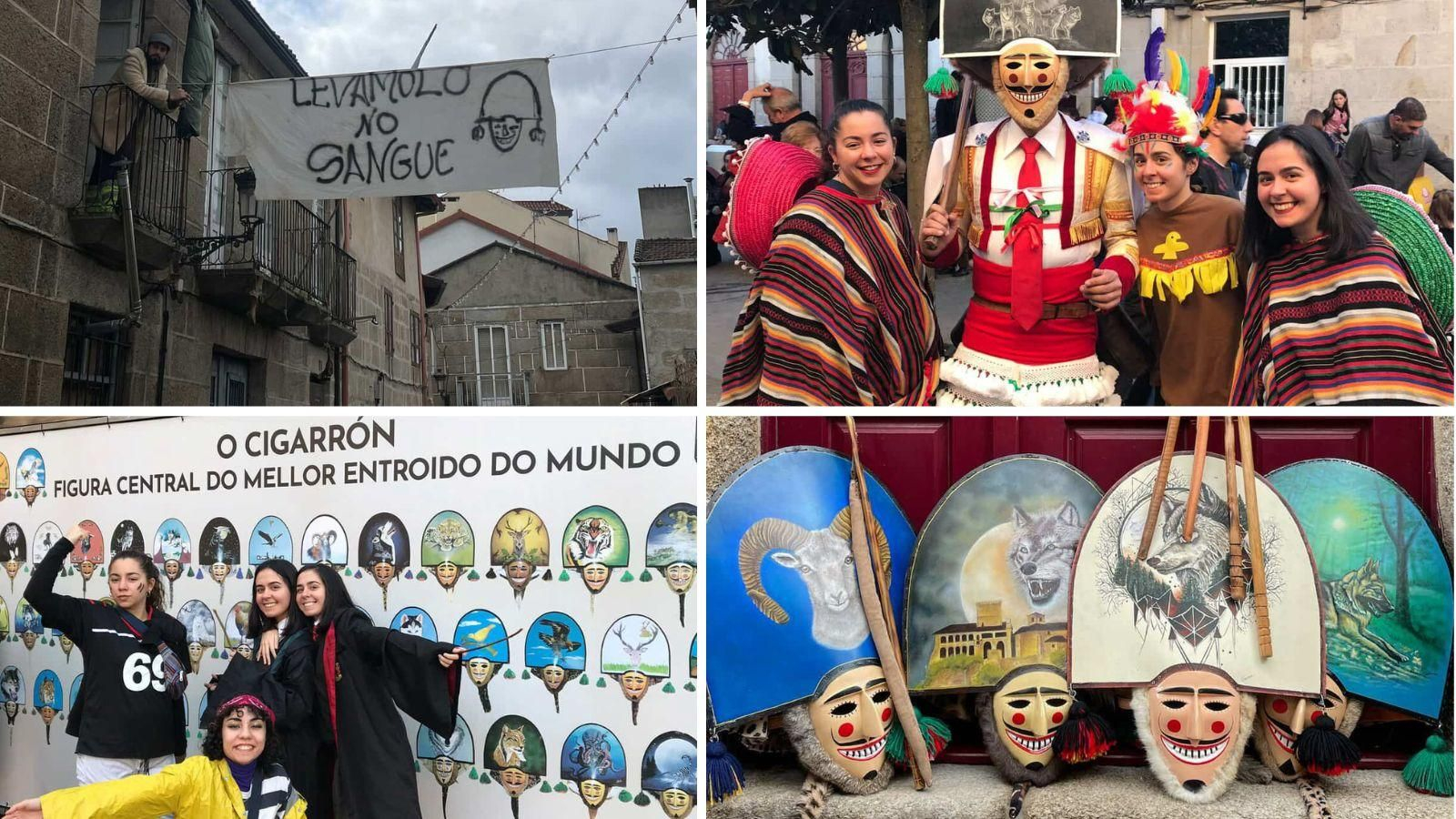 Imágenes de Silvia Villaverde en el Entroido de Verín a lo largo de los años.