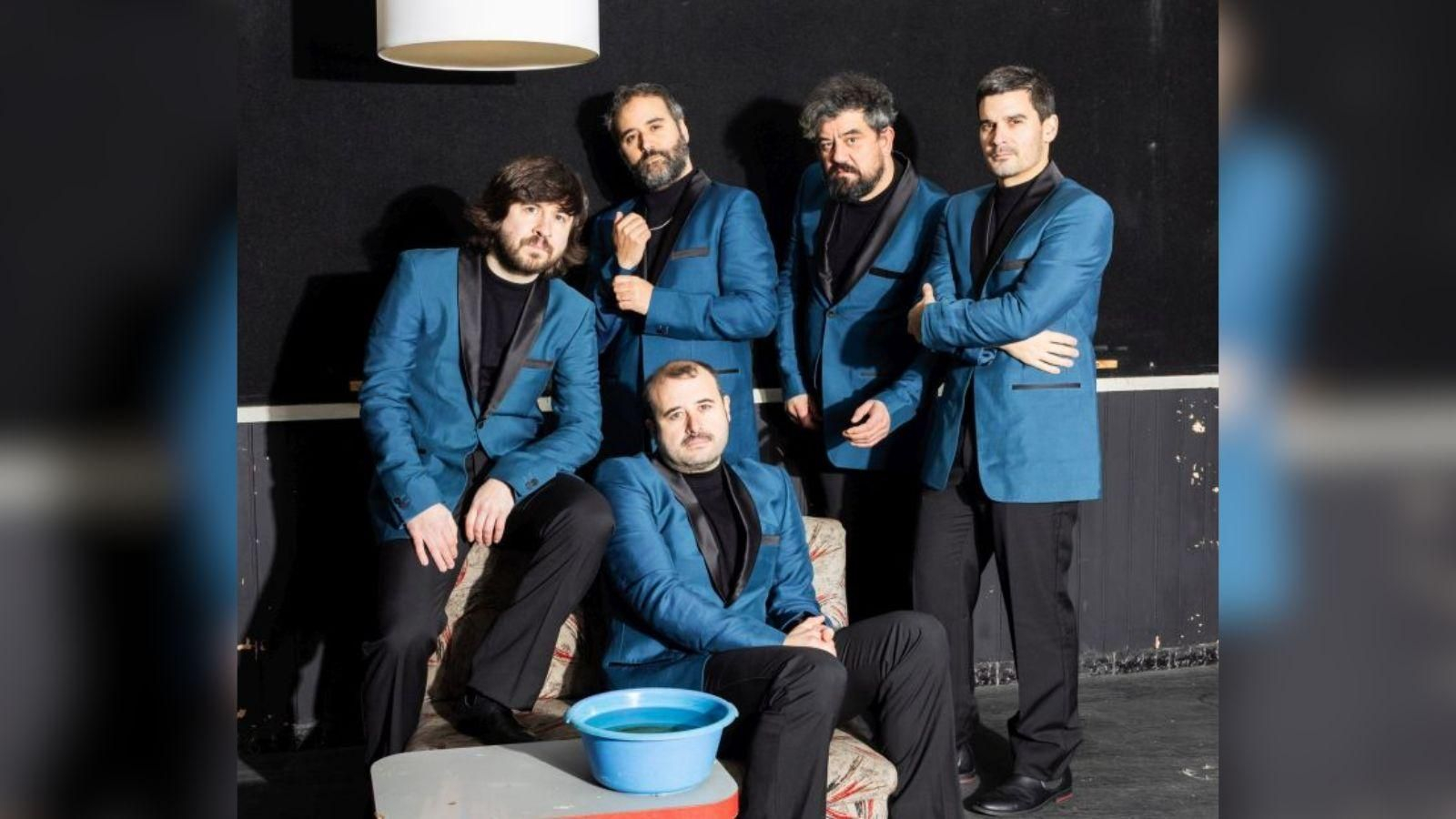 A banda galega de pop rock Familia Caamagno.