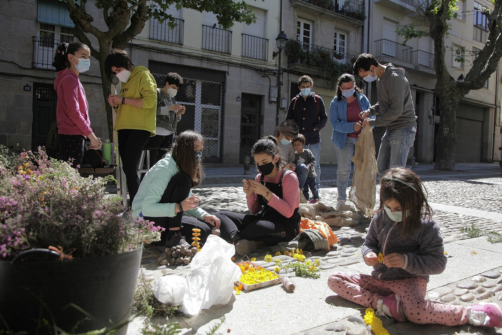 Celebración Maios en Ourense