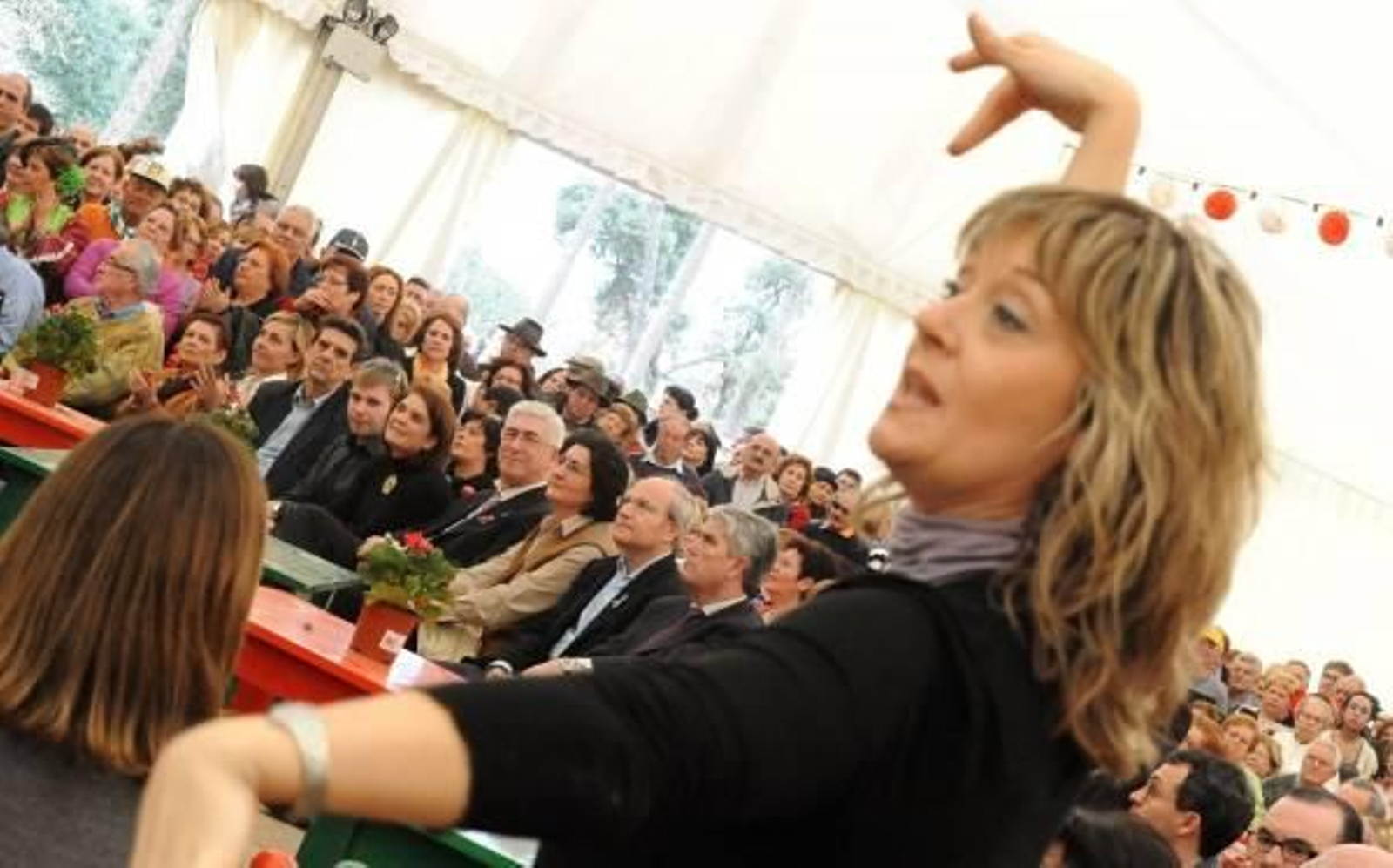 Un momento del Día de Andalucía en Cataluña.