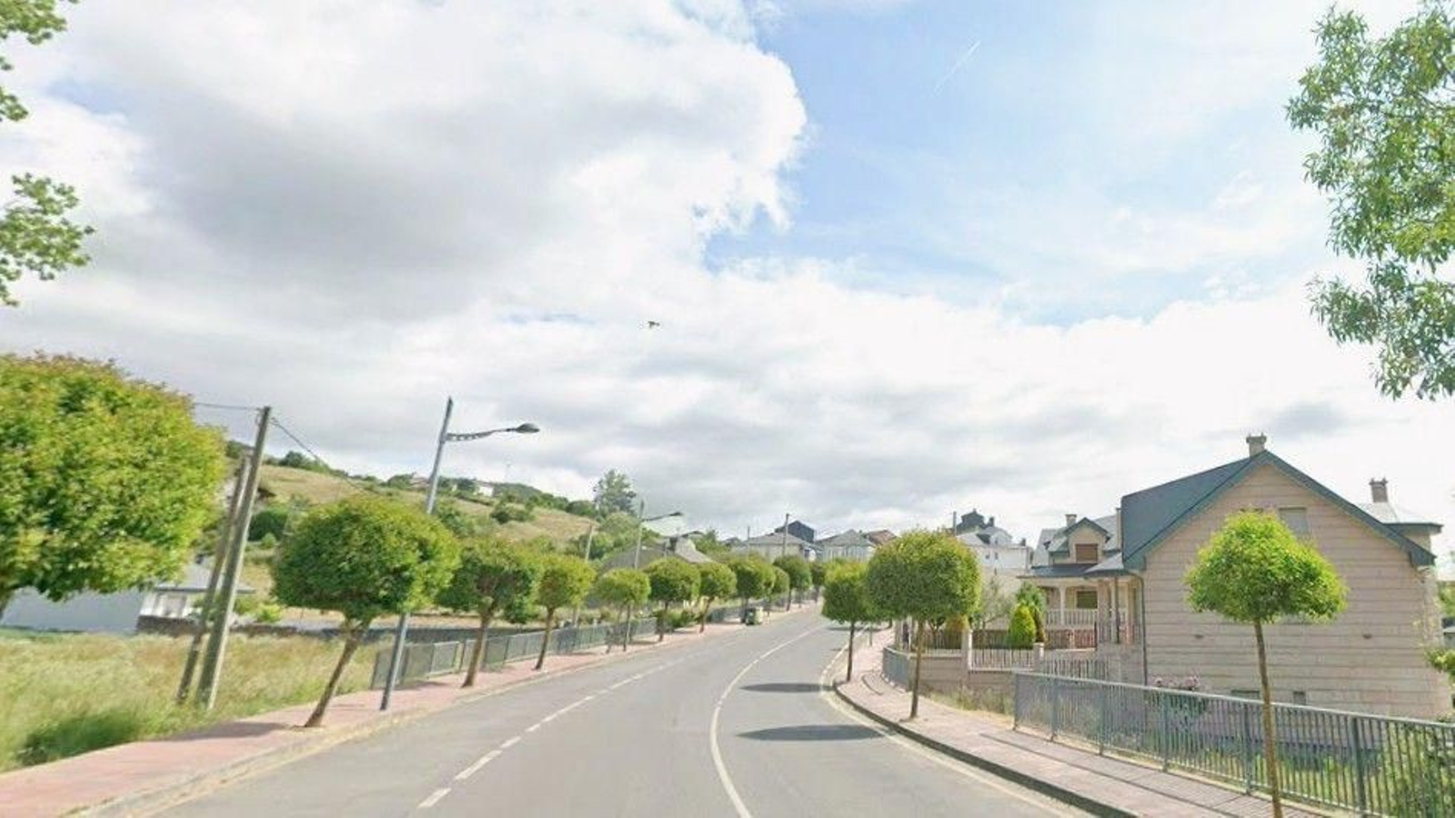 La OU-622, carretera en la que ocurrió el accidente