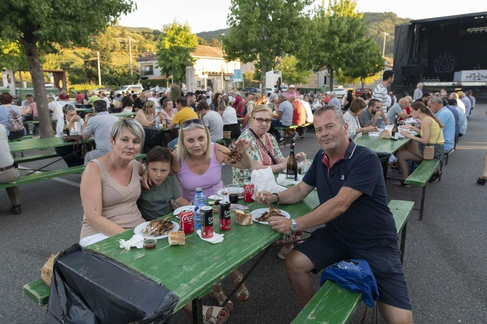Sandra, Izan, Carmen, Aurelio y Carmen
