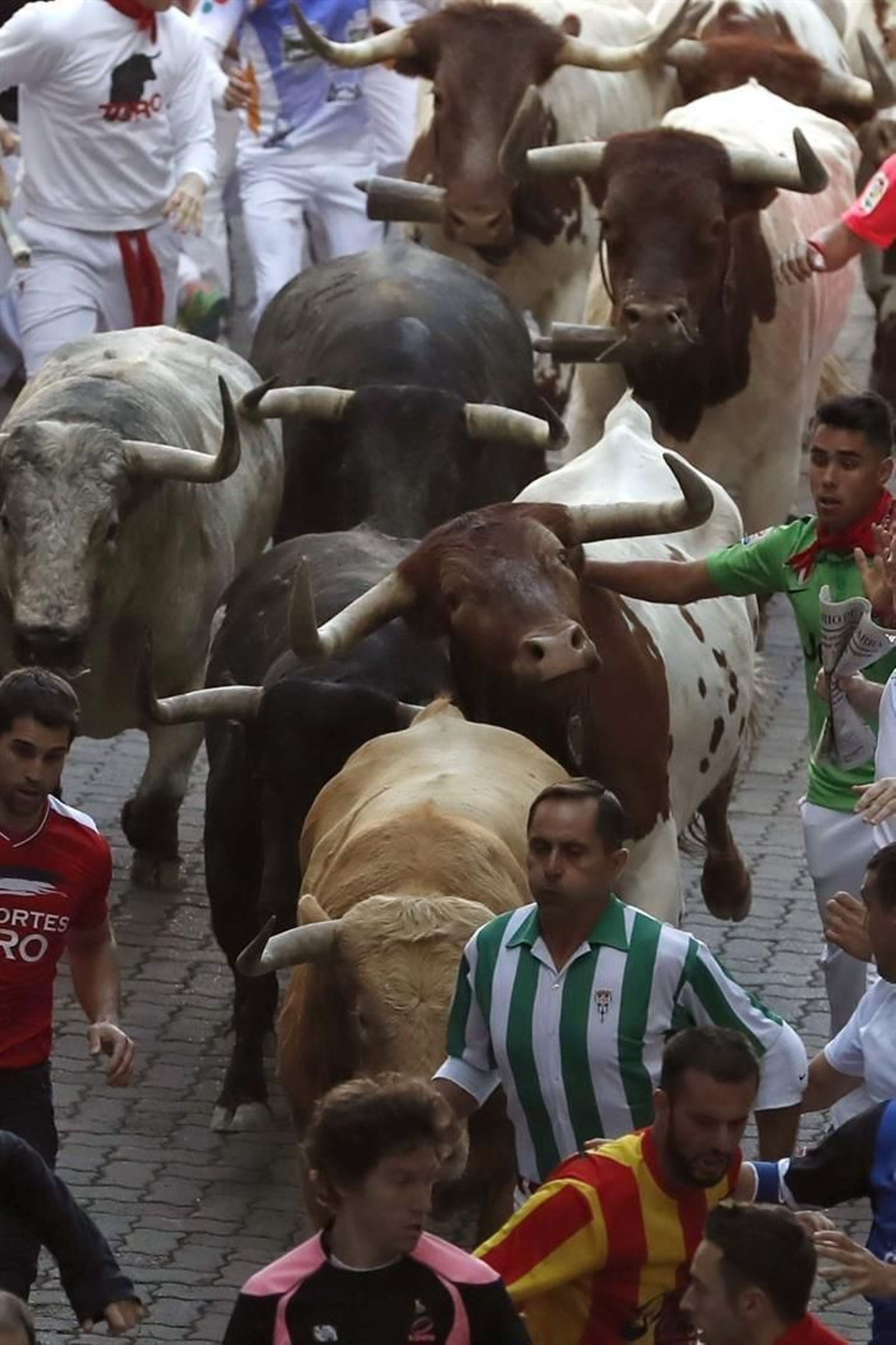 El primer encierro de los Sanfermines 06