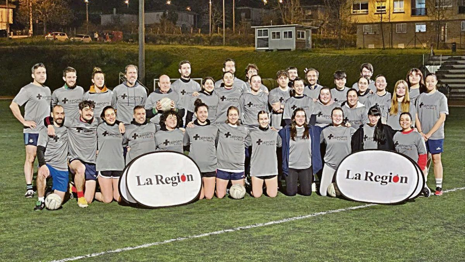 Cada 17 de marzo, día de San Patricio, patrón de Irlanda, se celebra la actividad +Deporte La Región de fútbol gaélico, que en más reciente edición reunió a 36 participantes.