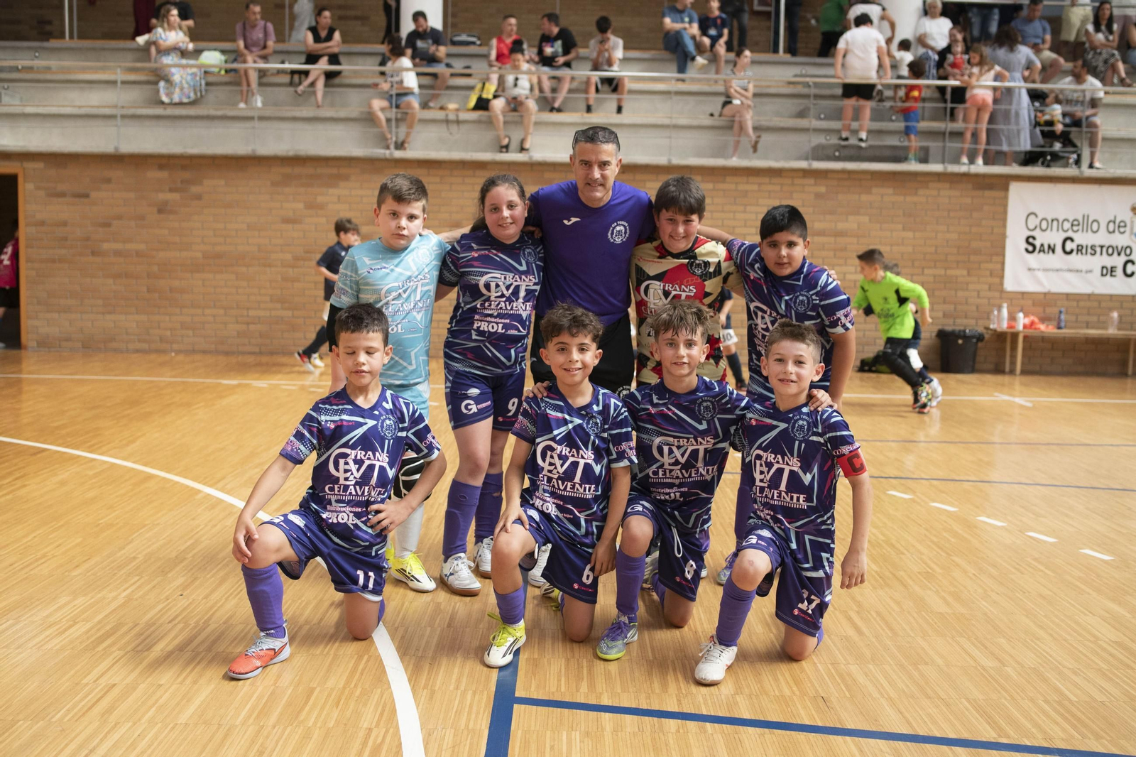 Secundino Basalo y Cea, los triunfadores en Trofeo Pan de Cea de fútbol sala