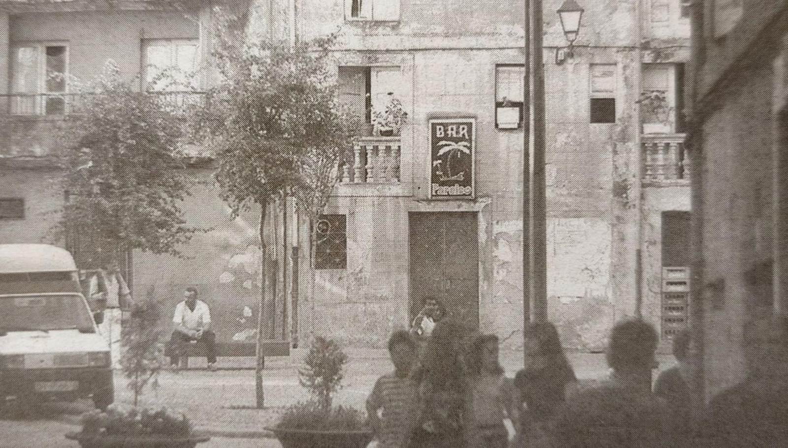 El Club Paraíso en la calle Villar.