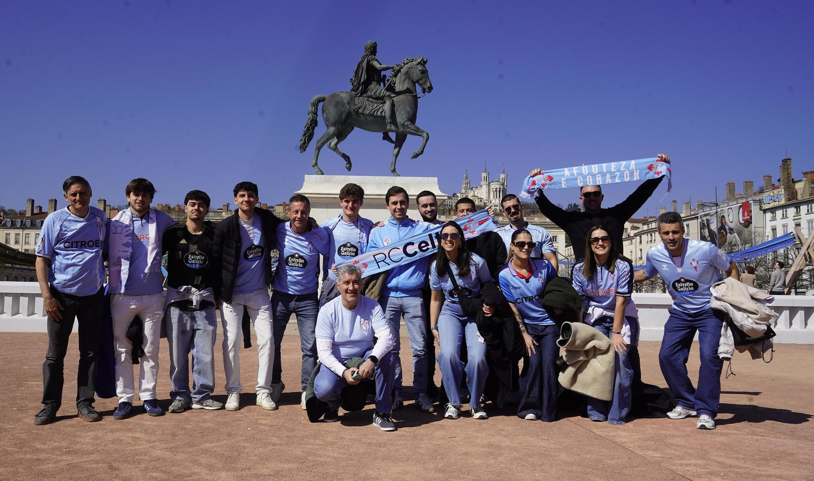 Galería | El mayor desplazamiento de aficionados con 3.000 celtistas en Lyon