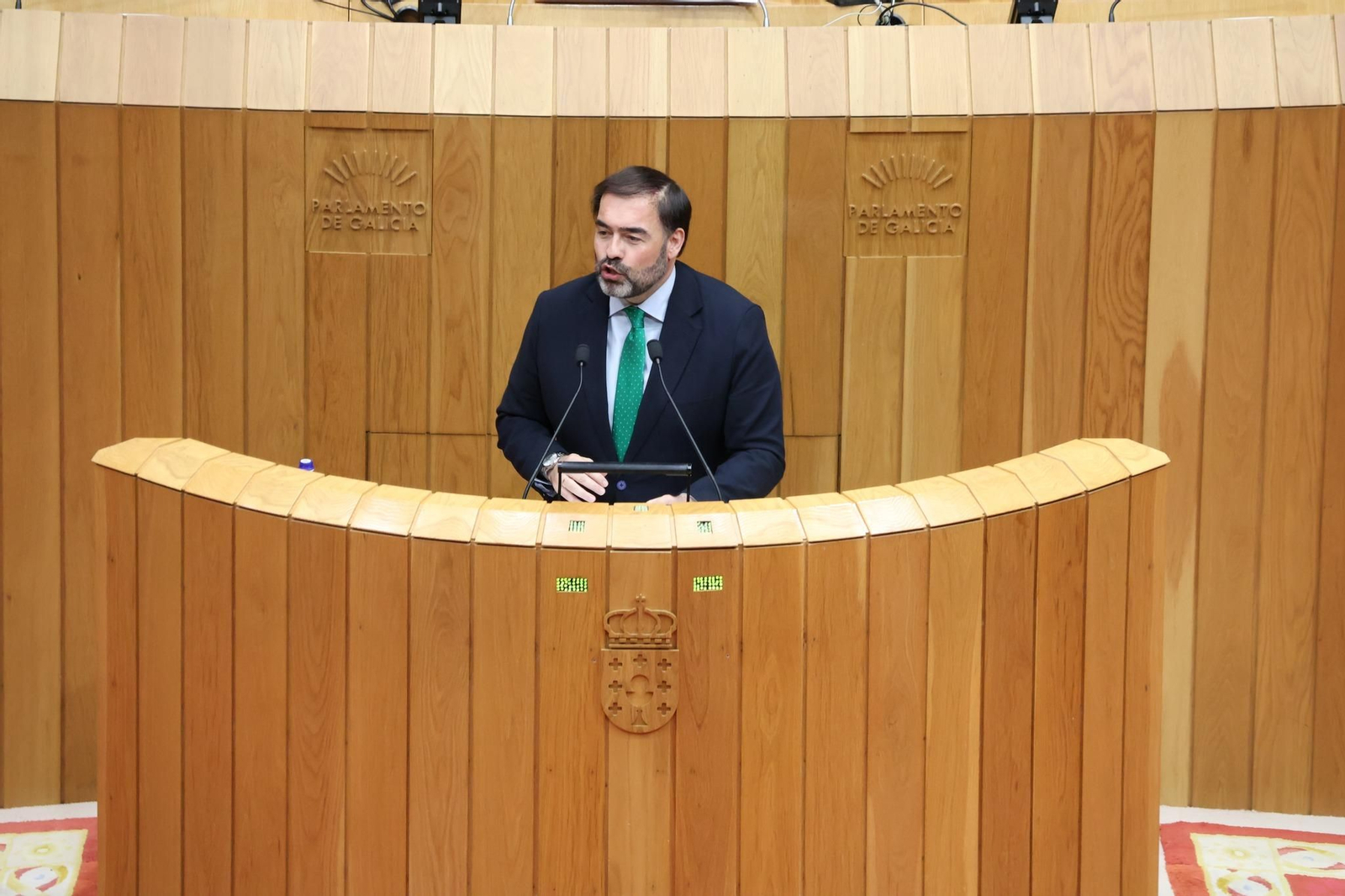 Pazos Couñago, durante su intervención.