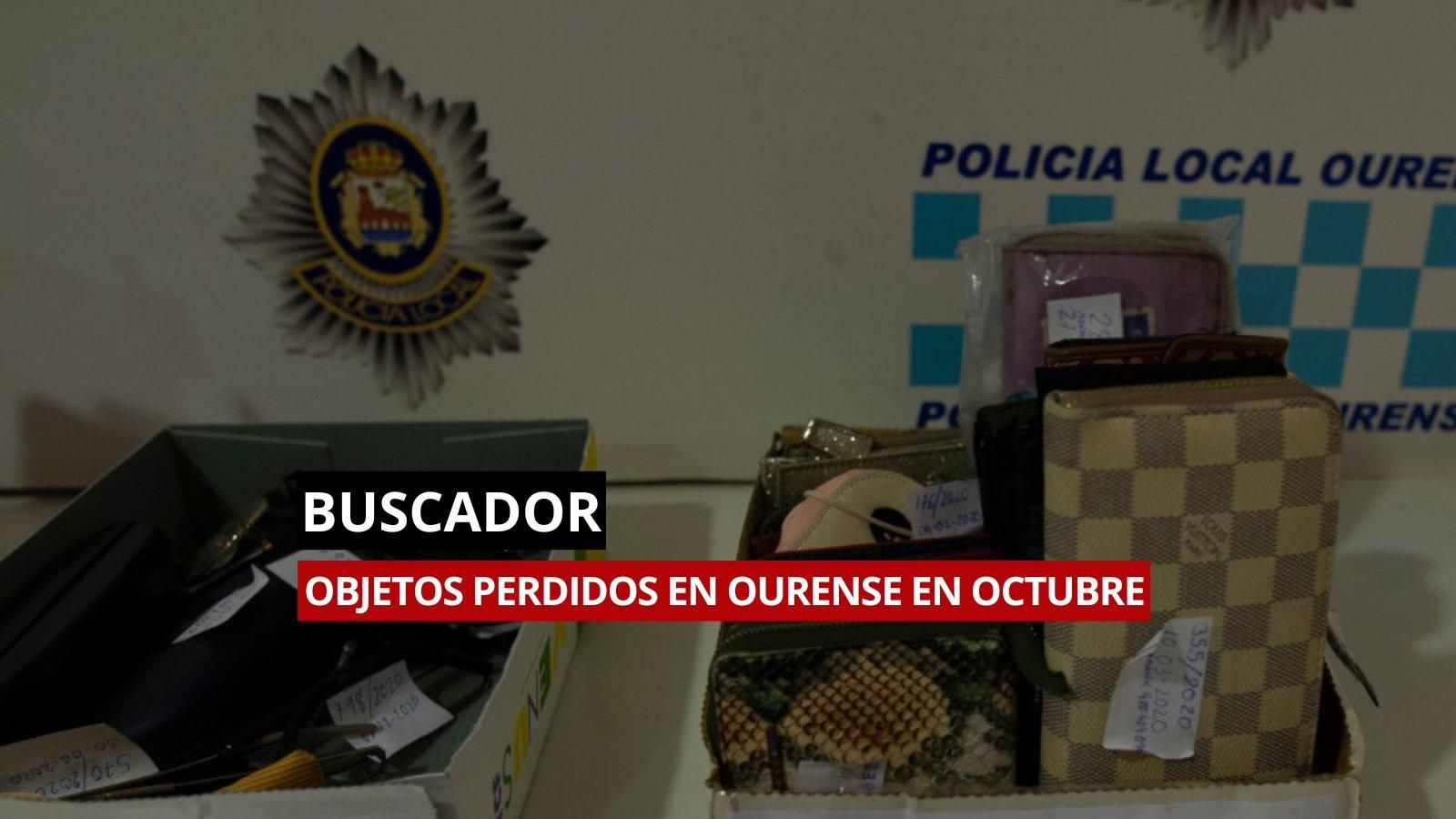 Consulta en este buscador los objetos perdidos en Ourense en octubre de 2024.