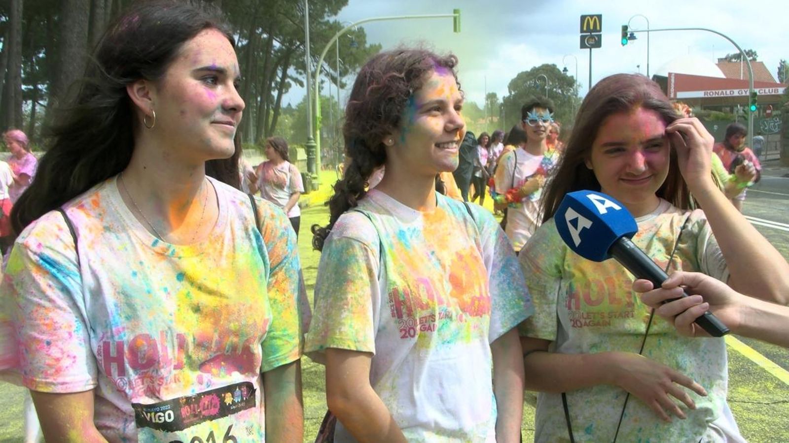 Blanca, Carolina y Ángela.