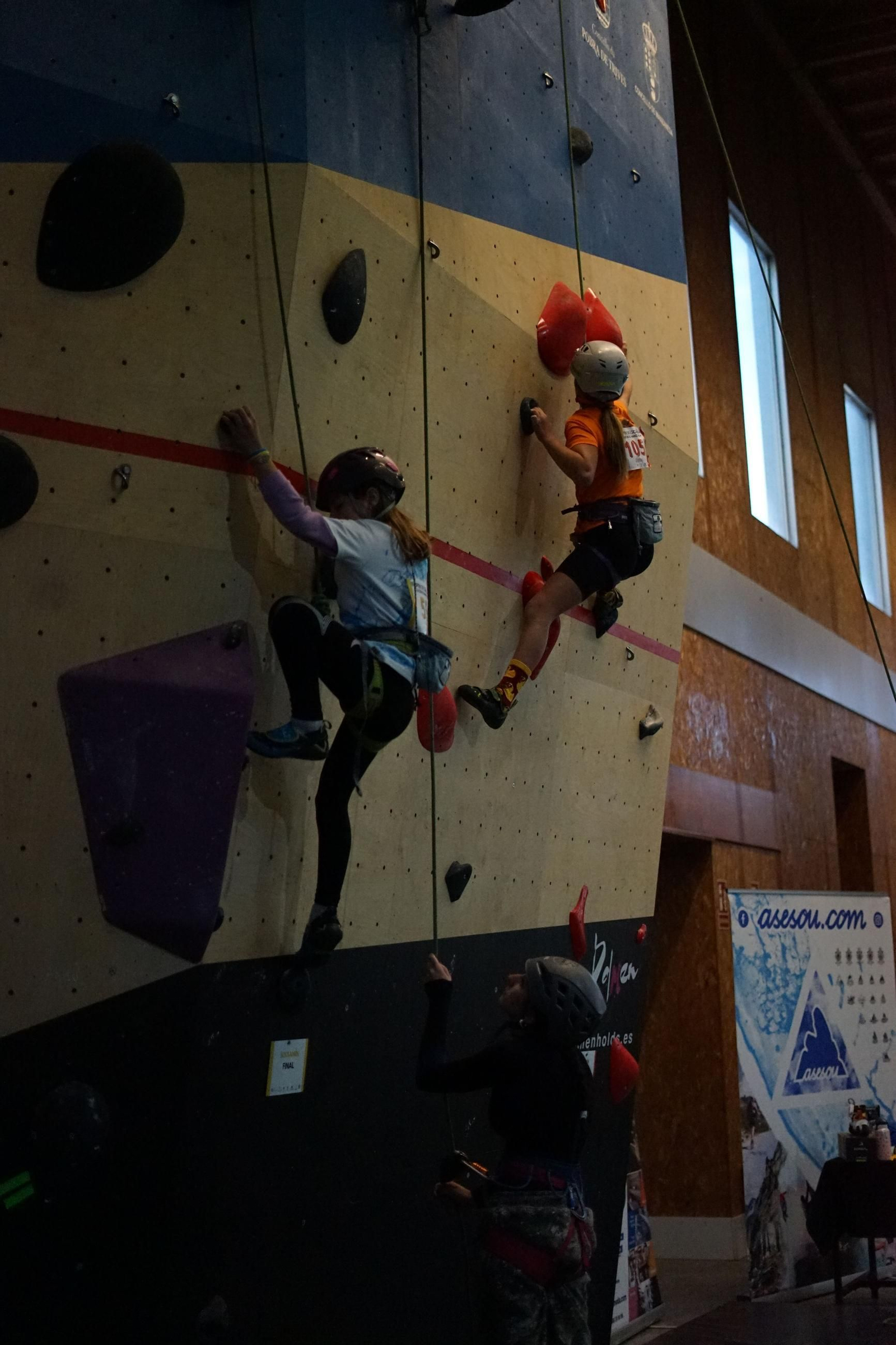 La competición en marcha.