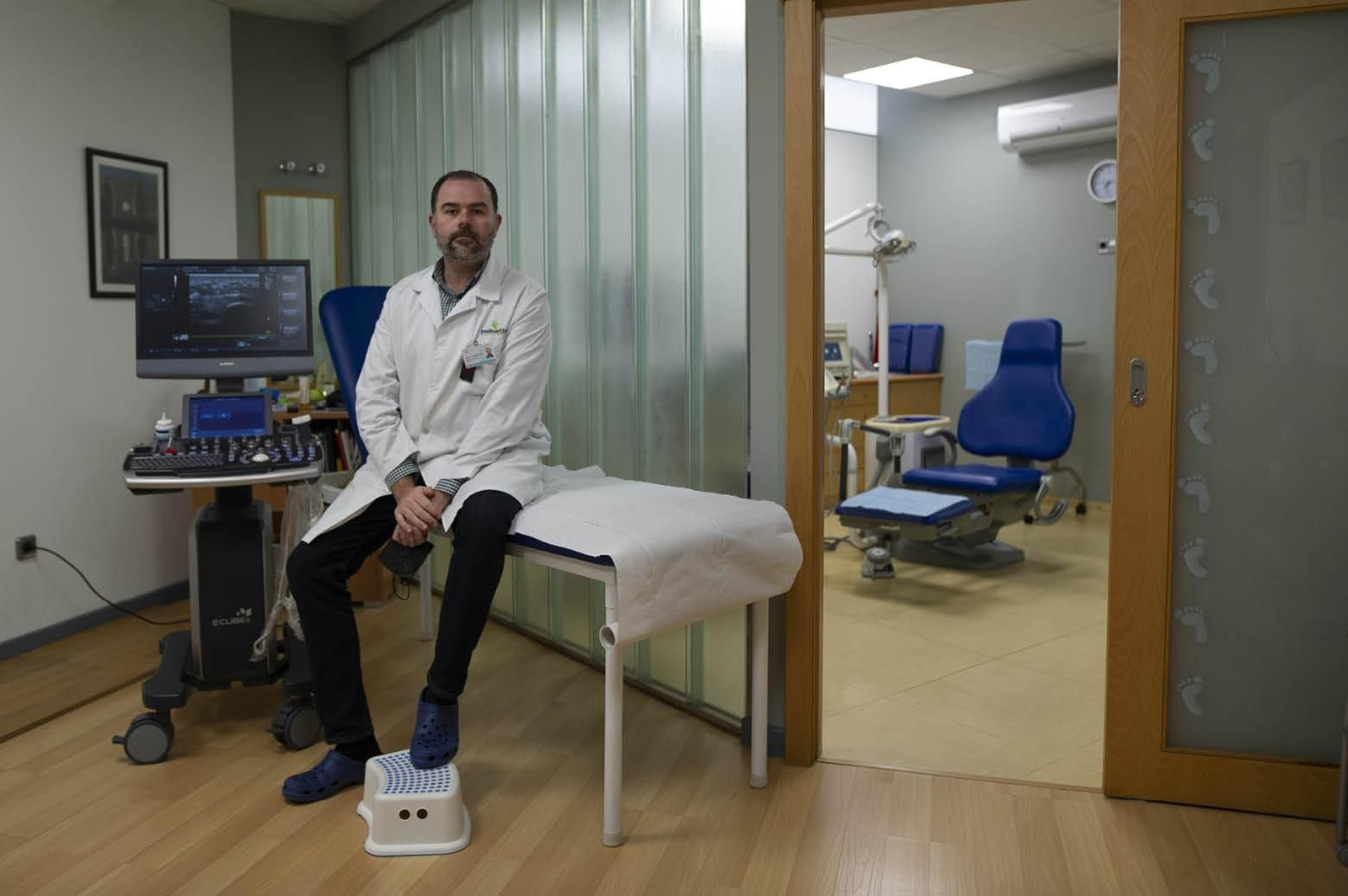 Borja Pérez, podólogo de la Clínca Teknos en Ourense. (Martiño Pinal)