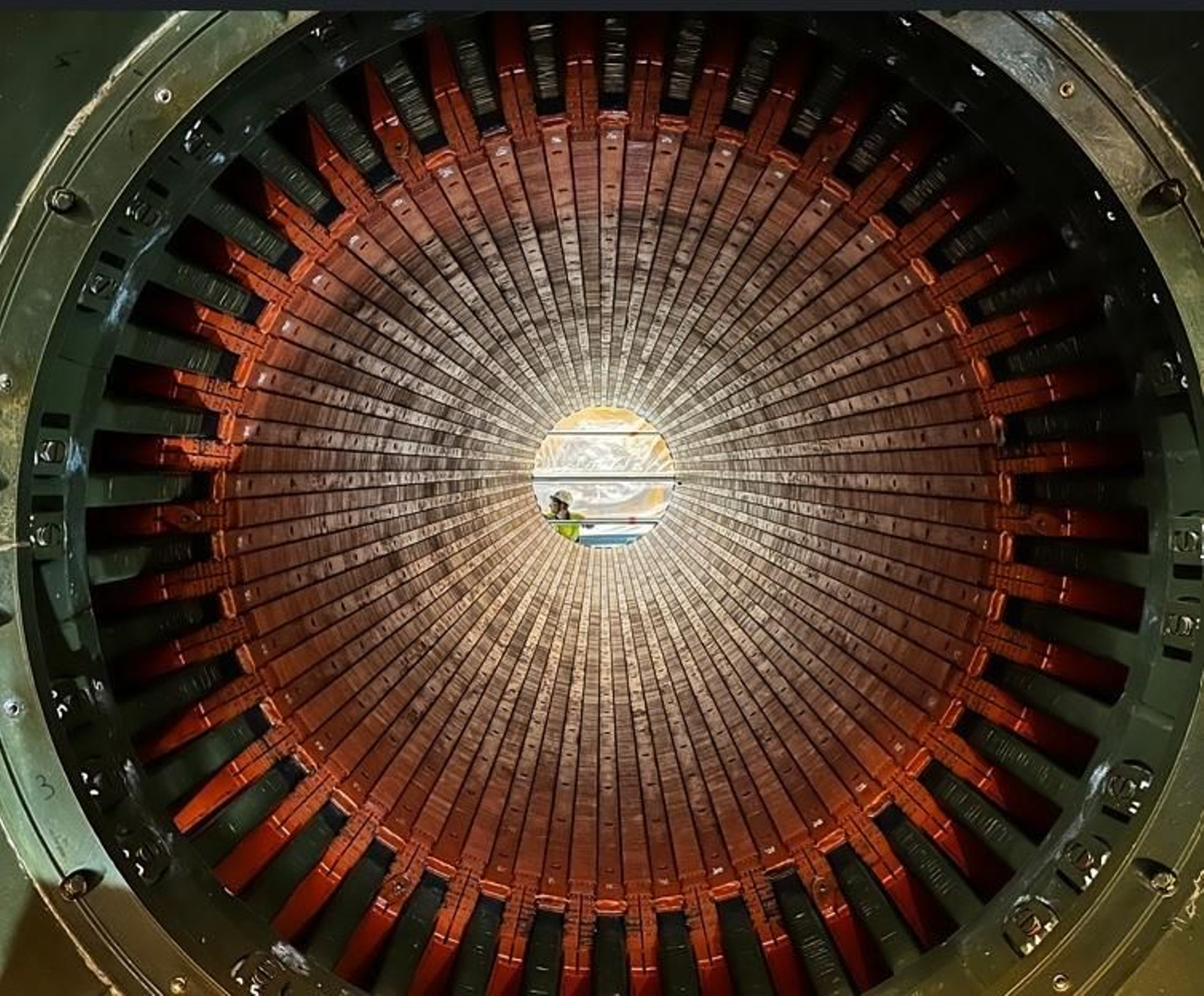 Generador de una central nuclear
