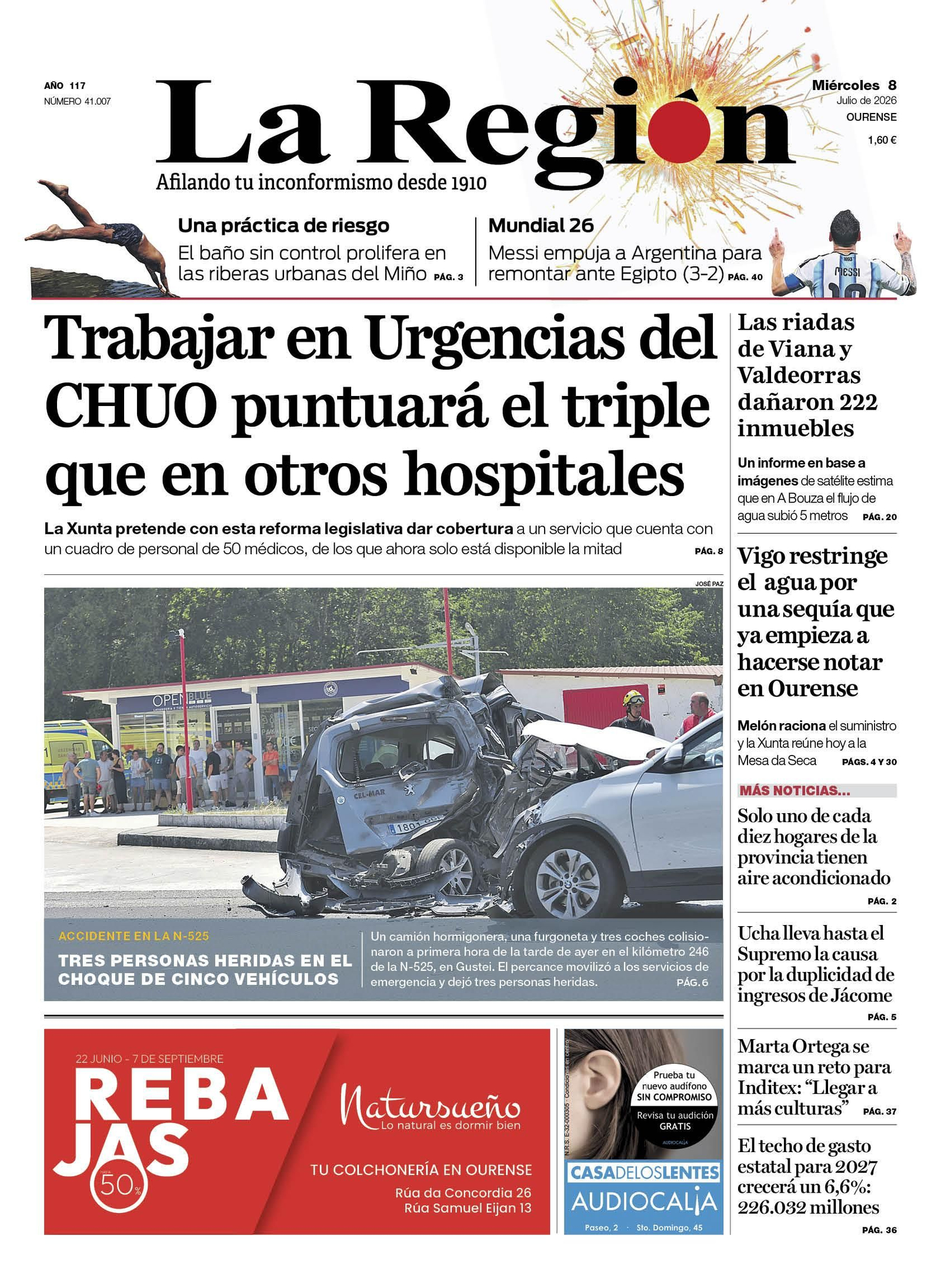 La portada de hoy