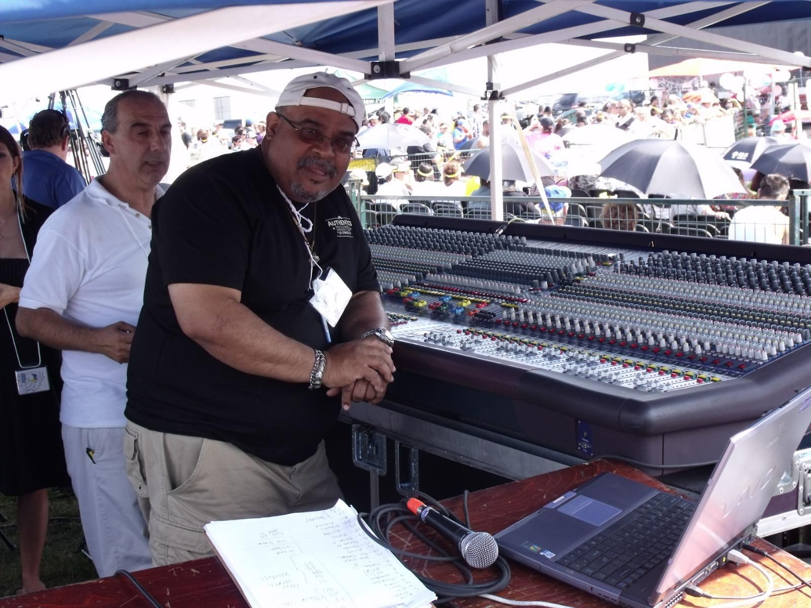 El sonidista Ulyses Pereira