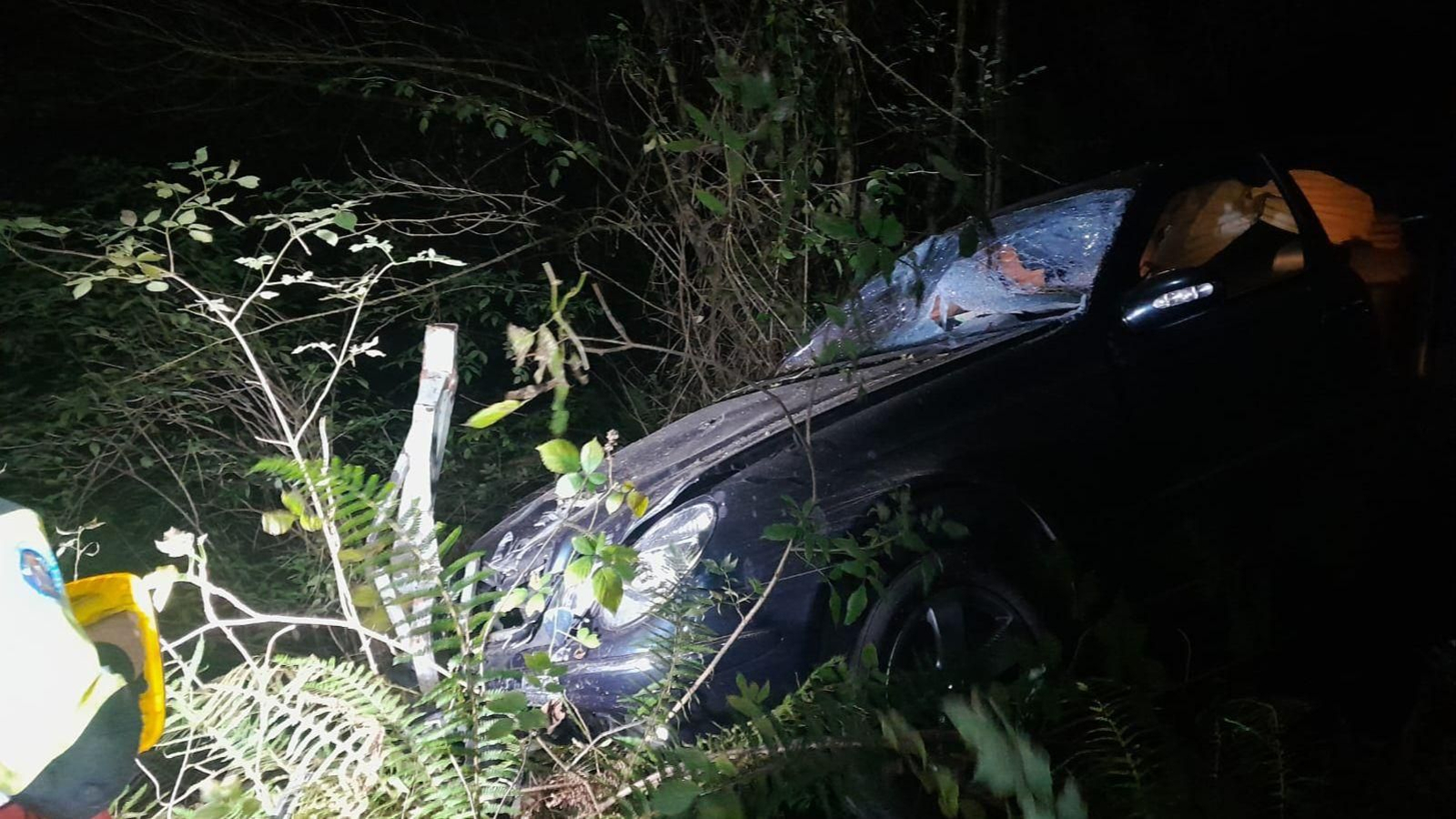 Estado del vehículo cuando fue localizado durante la madrugada