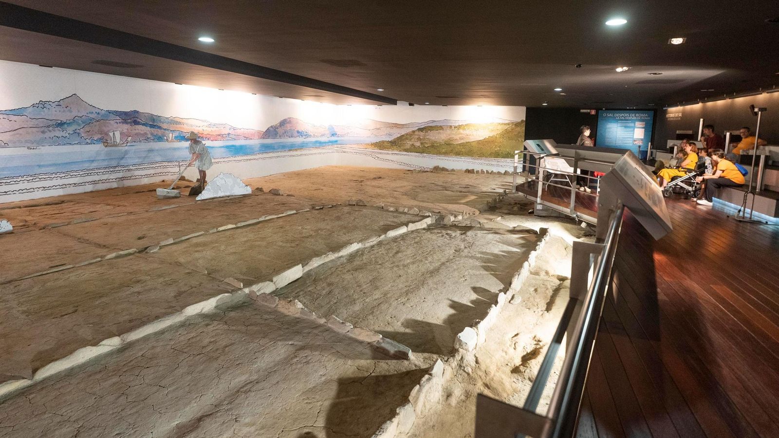 Salinae, en Rosalía de Castro, es el centro de interpretación de las salinas.