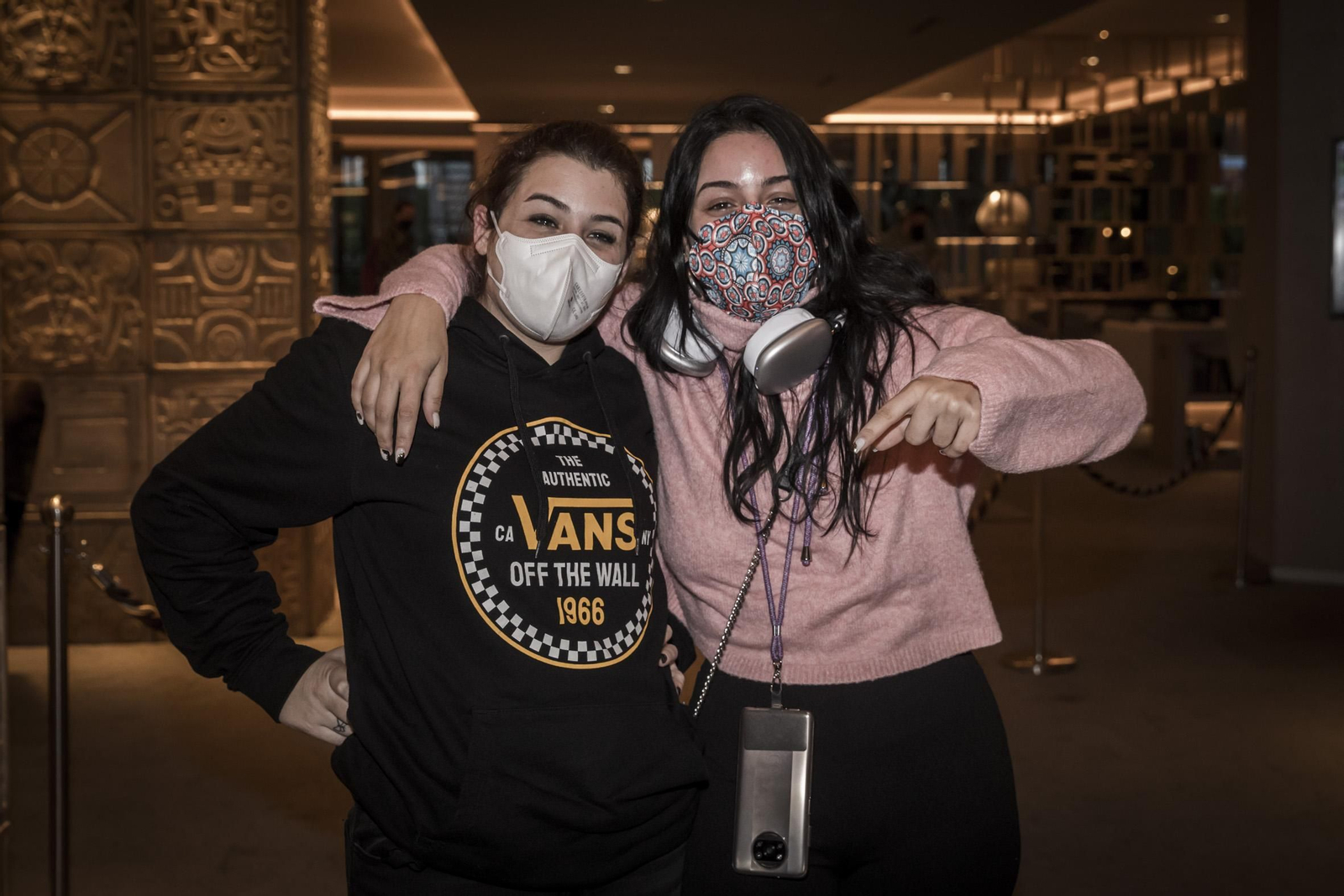 Dos de las intérpretes de Tanxugueiras.