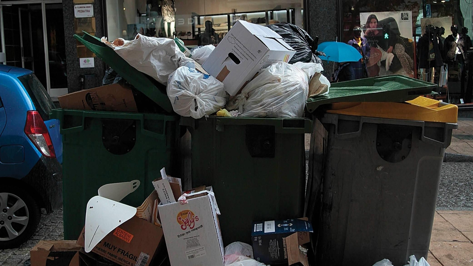 La huelga afectaría a la recogida de basura.