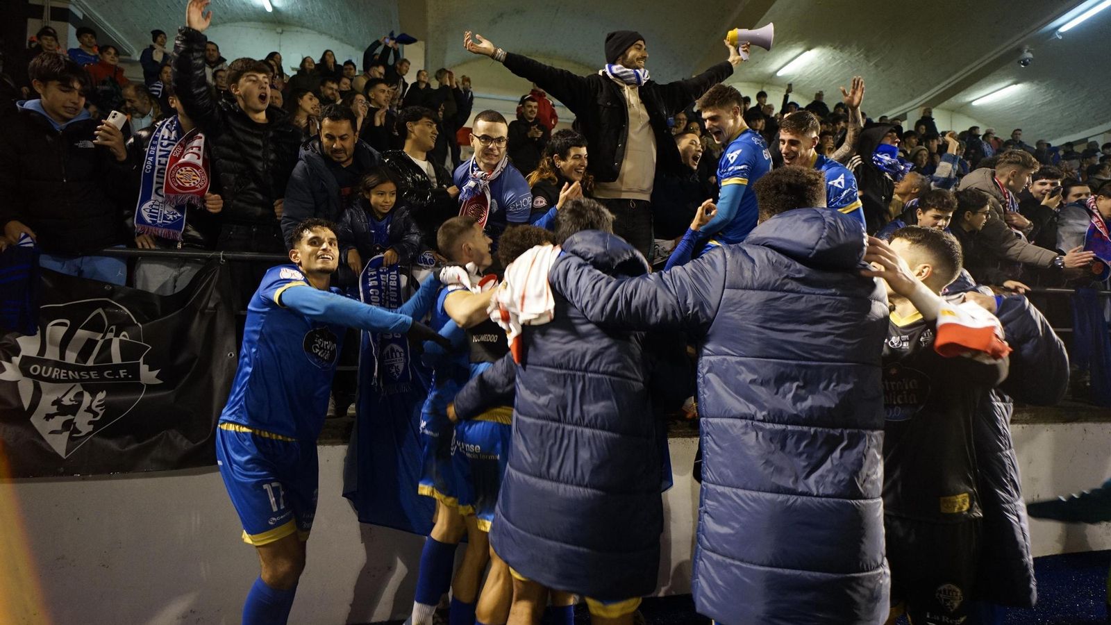 Galería | Noche de Copa del Rey en O Couto entre Ourense CF y Girona
