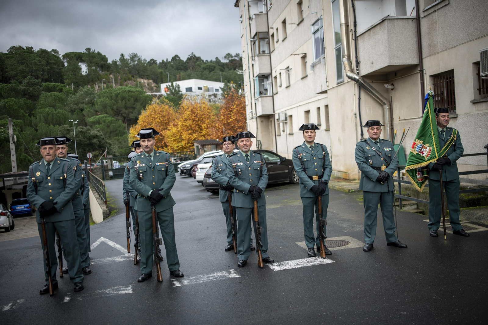 OURENSE (COMANDANCIA DA GARDA CIVIL DE OURENSE). 14/11/2023. OURENSE. Acto polo día do veterano da garda civil na comandancia da garda civil de Ourense. FOTO: ÓSCAR PINAL