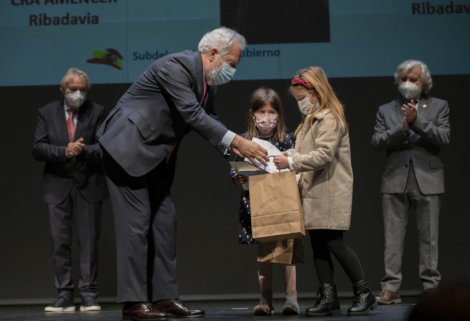 Acto institucional por el aniversario de la Constitución en el auditorio de Ourense.
Foto: Xesús Fariñas