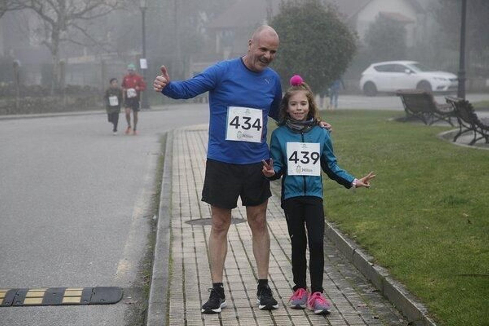Muchos corredores aprovecharon la ocasión para despedir el año corriendo en compañía.