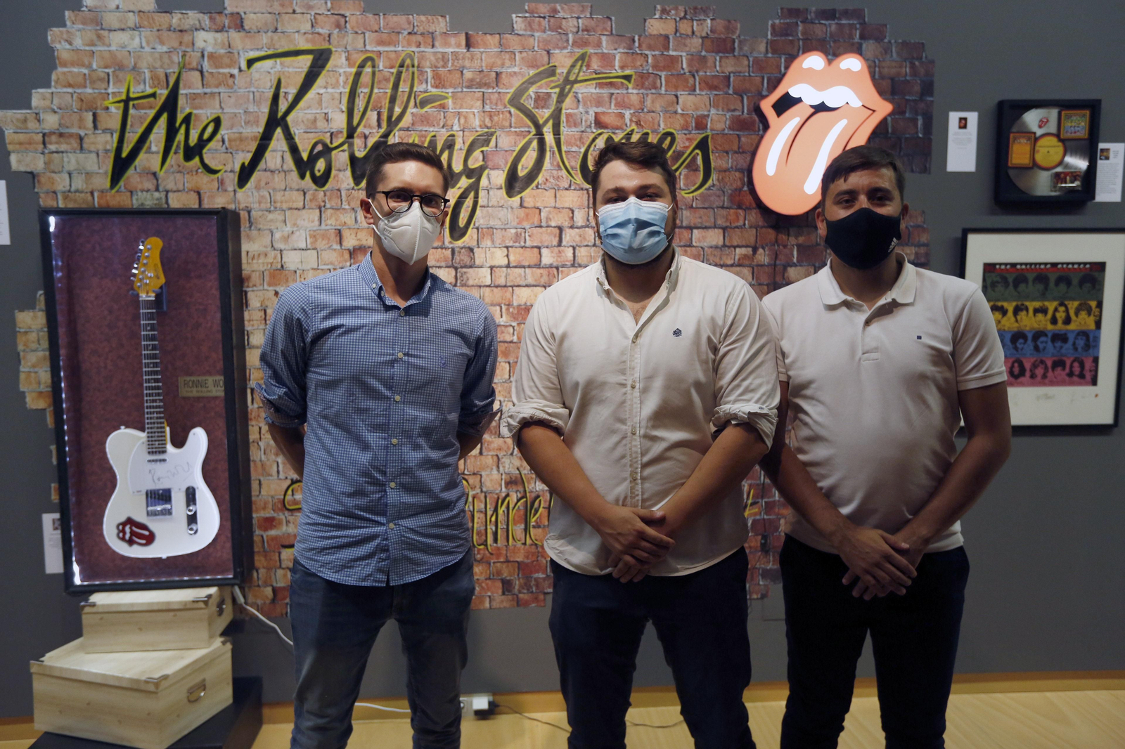 Santi, Martín Outeiriño y Mauro Outeiriño.