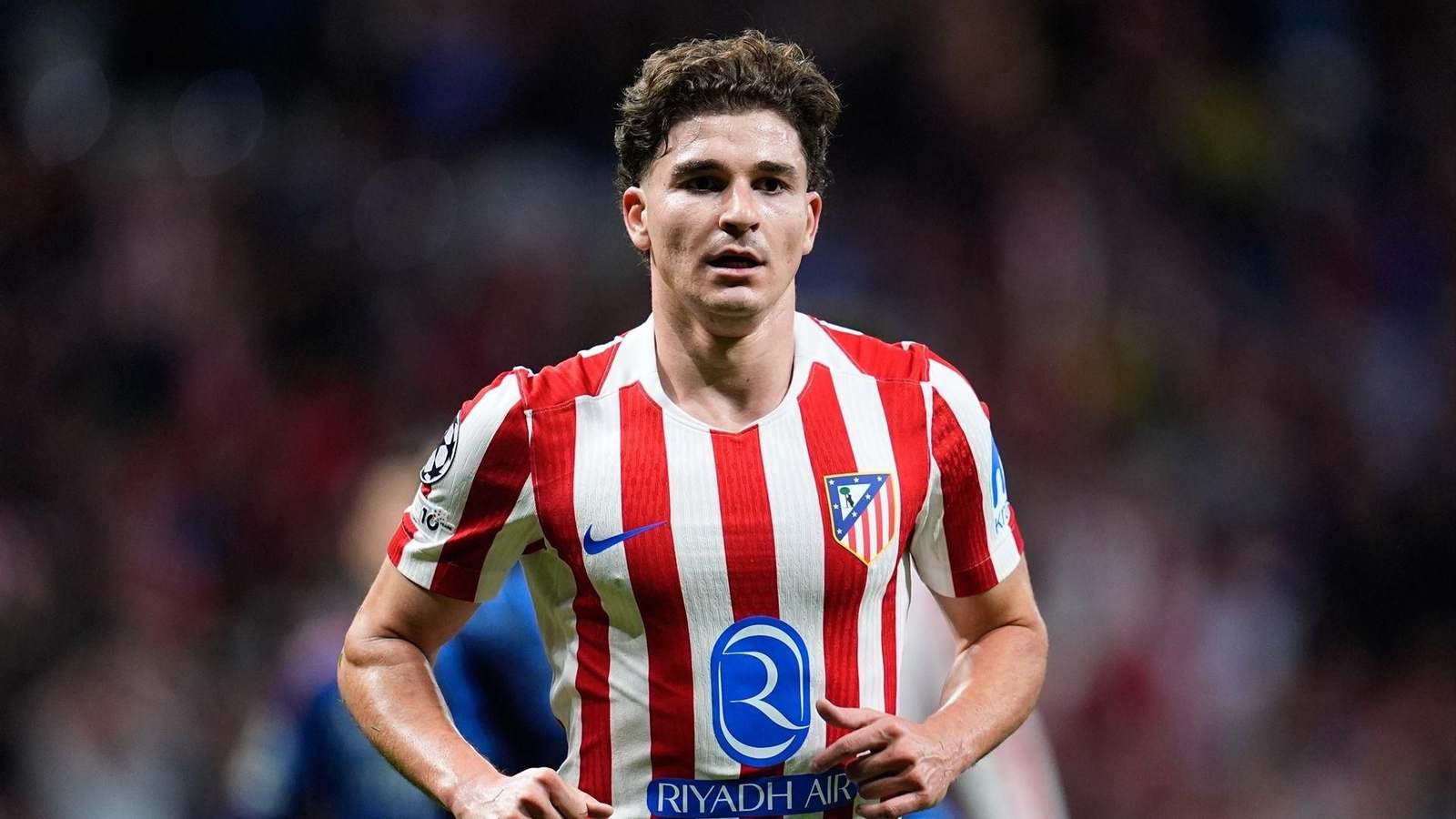 Julián Álvarez, en un partido con el Atlético de Madrid.