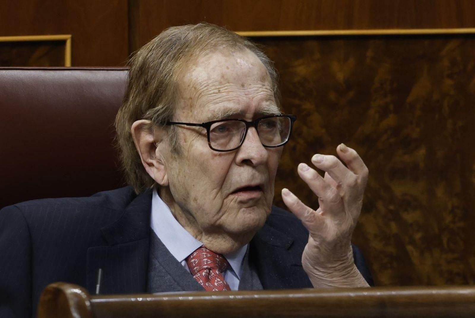 Tamames, en el debate de ayer.