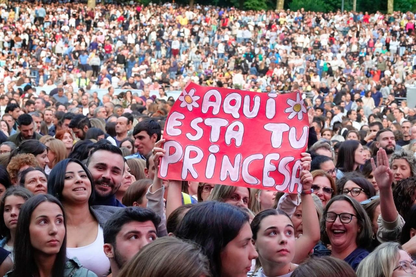 David Bisbal en el concierto de Castrelos. // Vicente Alonso