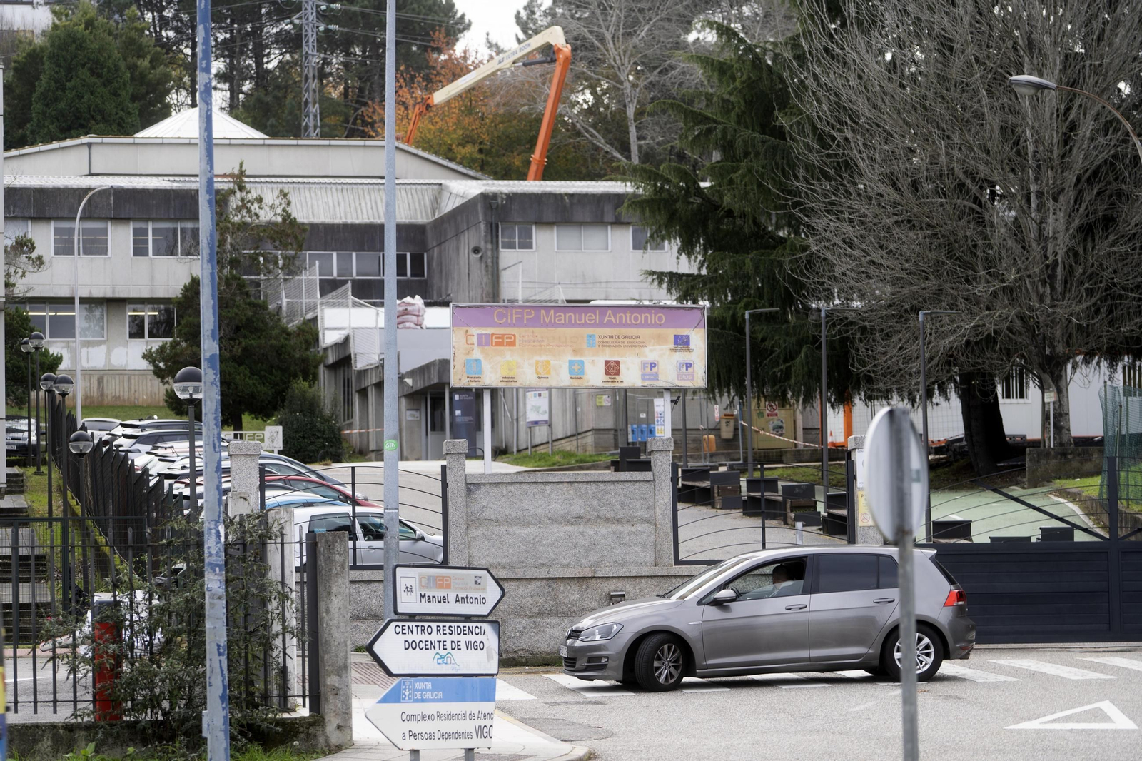 El CIFP Manuel Antonio, todavía en obras.