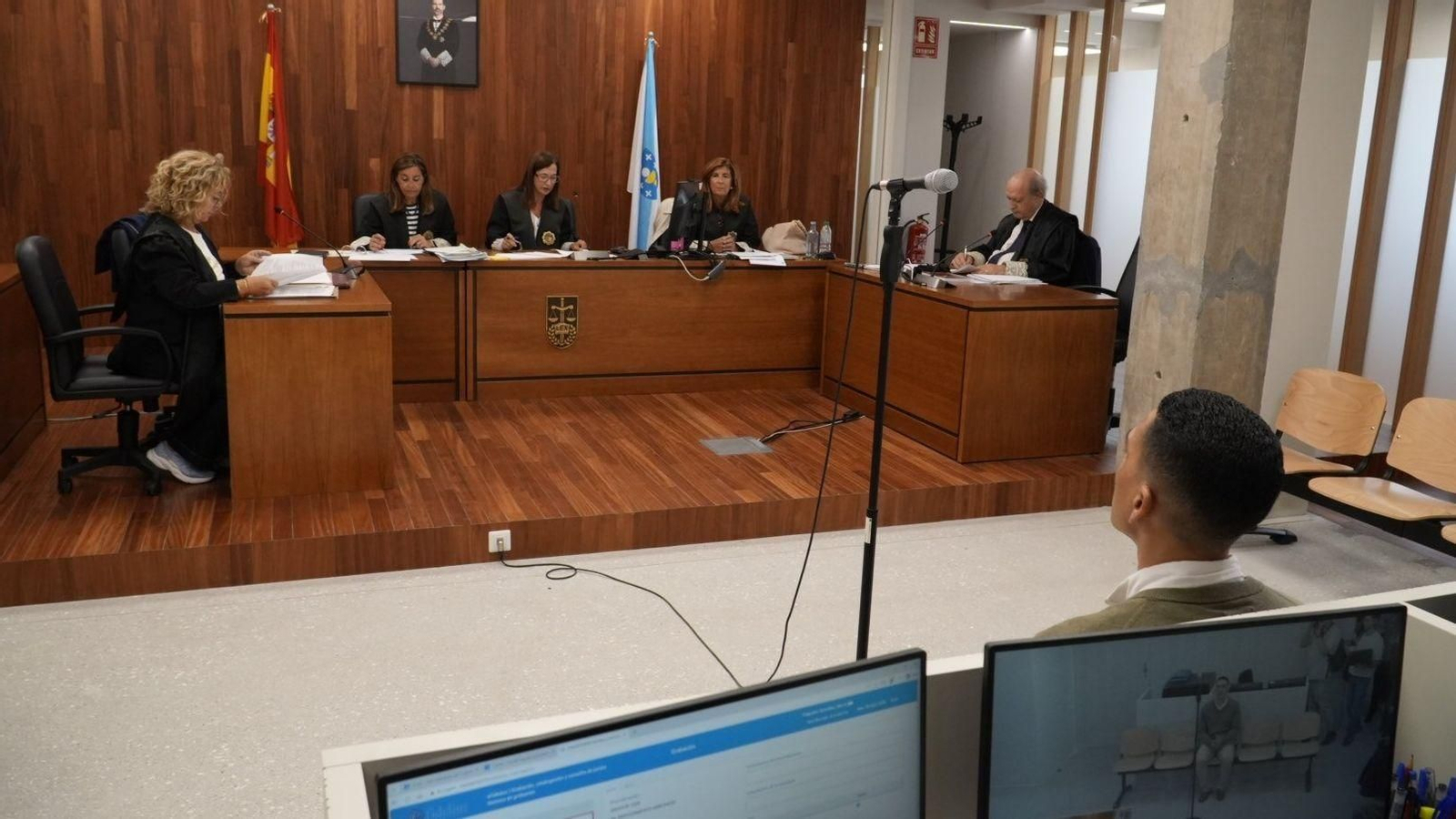 El predicador en el juicio.
