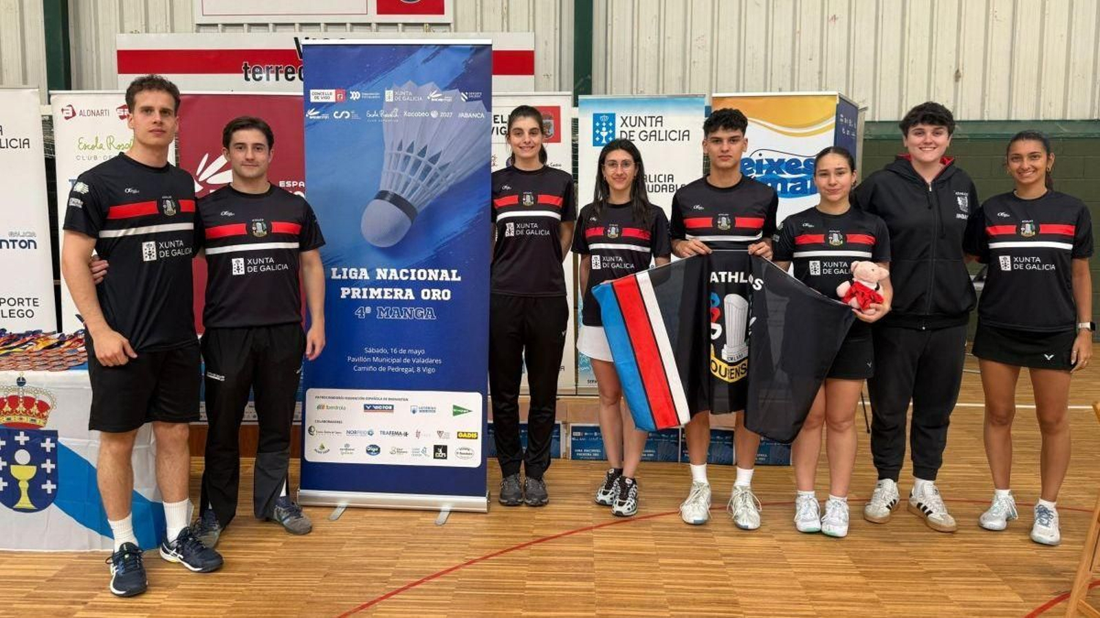 El primer equipo absoluto del Club Athlos que finalizó quinto en la Liga Nacional Primera Oro.