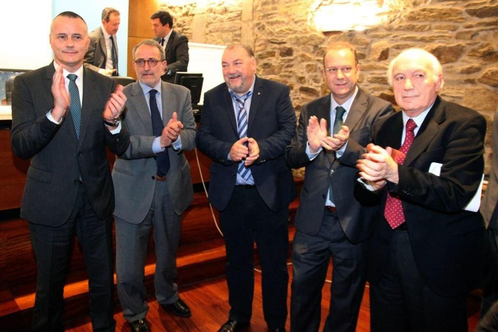 Cebreiros, Moure, Quintá, Pérez Canal y Fontenla.